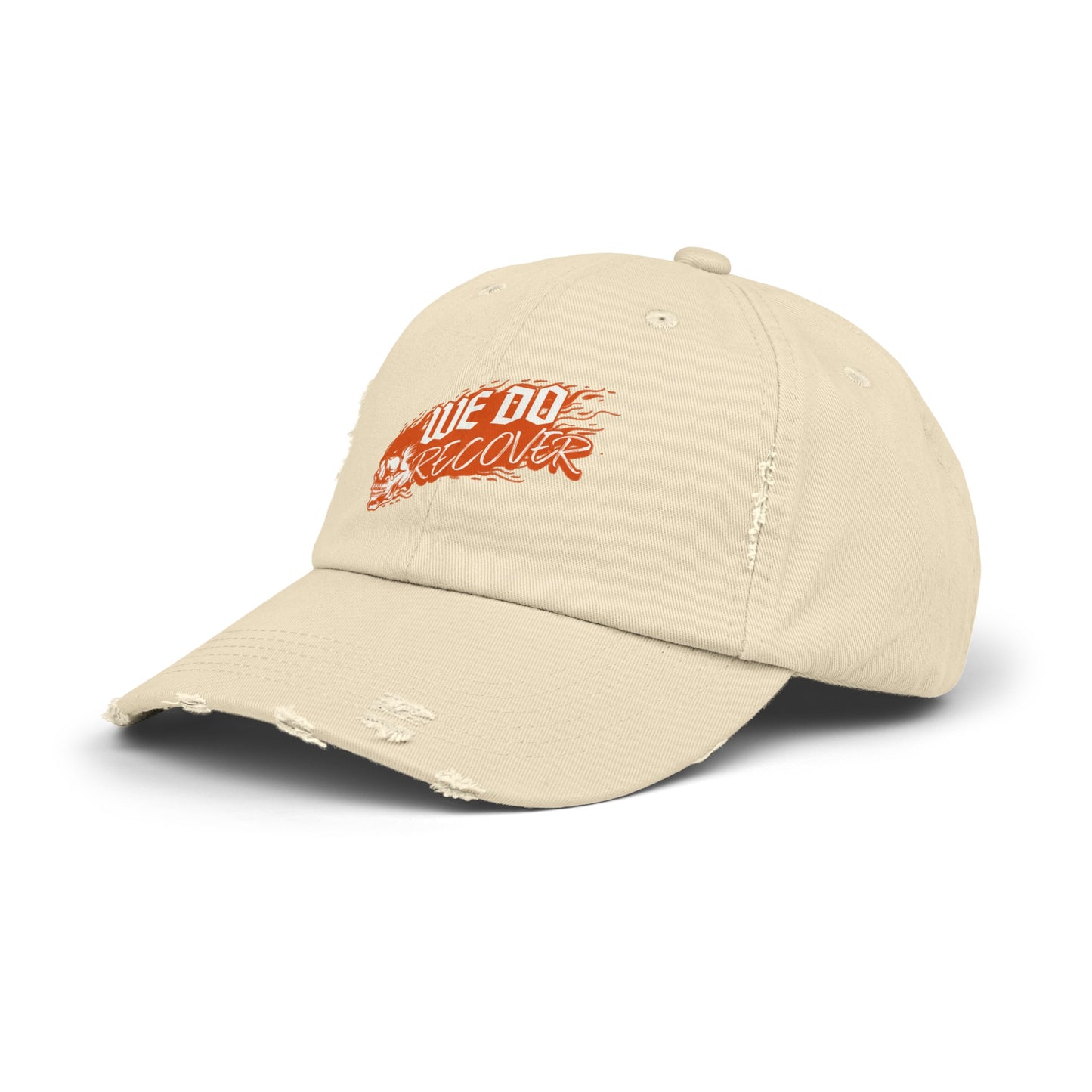 We Do Recover Unisex Distressed Cap