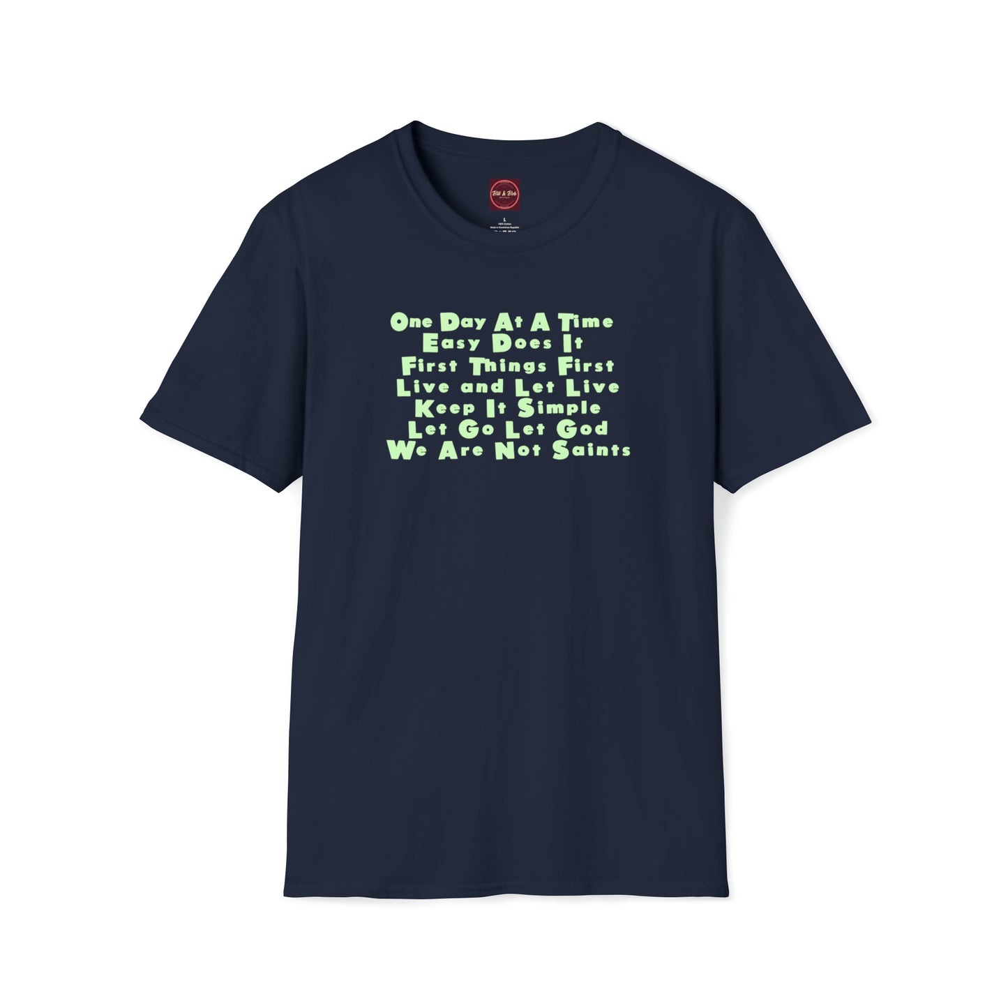 12-Step Slogans Unisex Softstyle T-Shirt