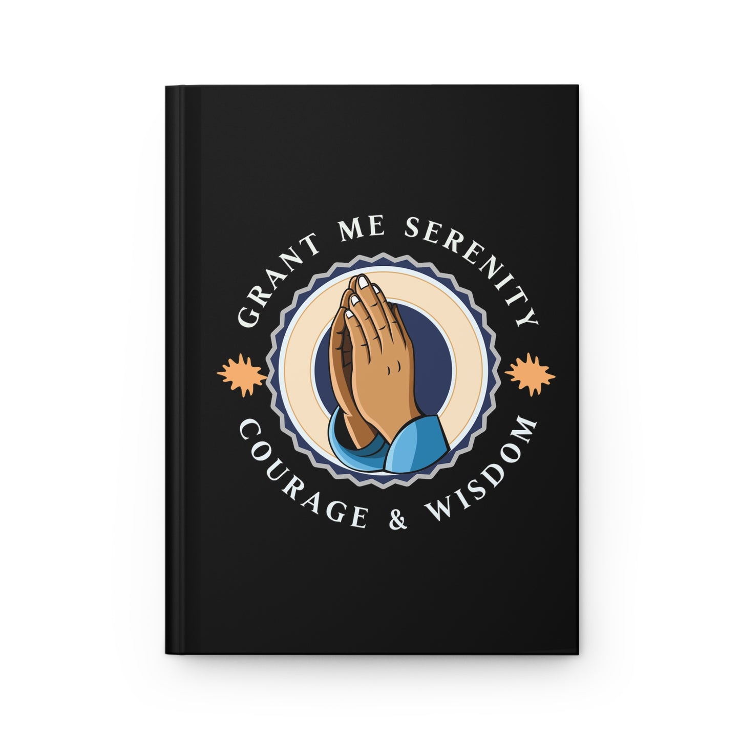 Serenity Courage Wisdom Hardcover Journal Matte
