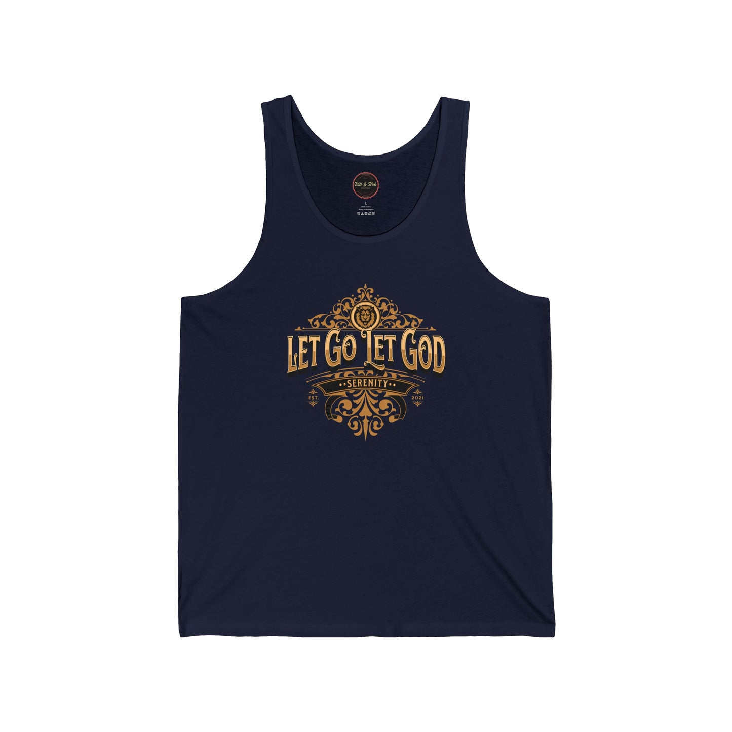 Let Go Let God Unisex Jersey Tank