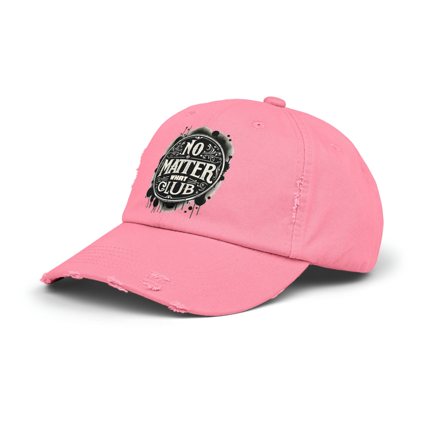 No Matter What Club Unisex Distressed Cap