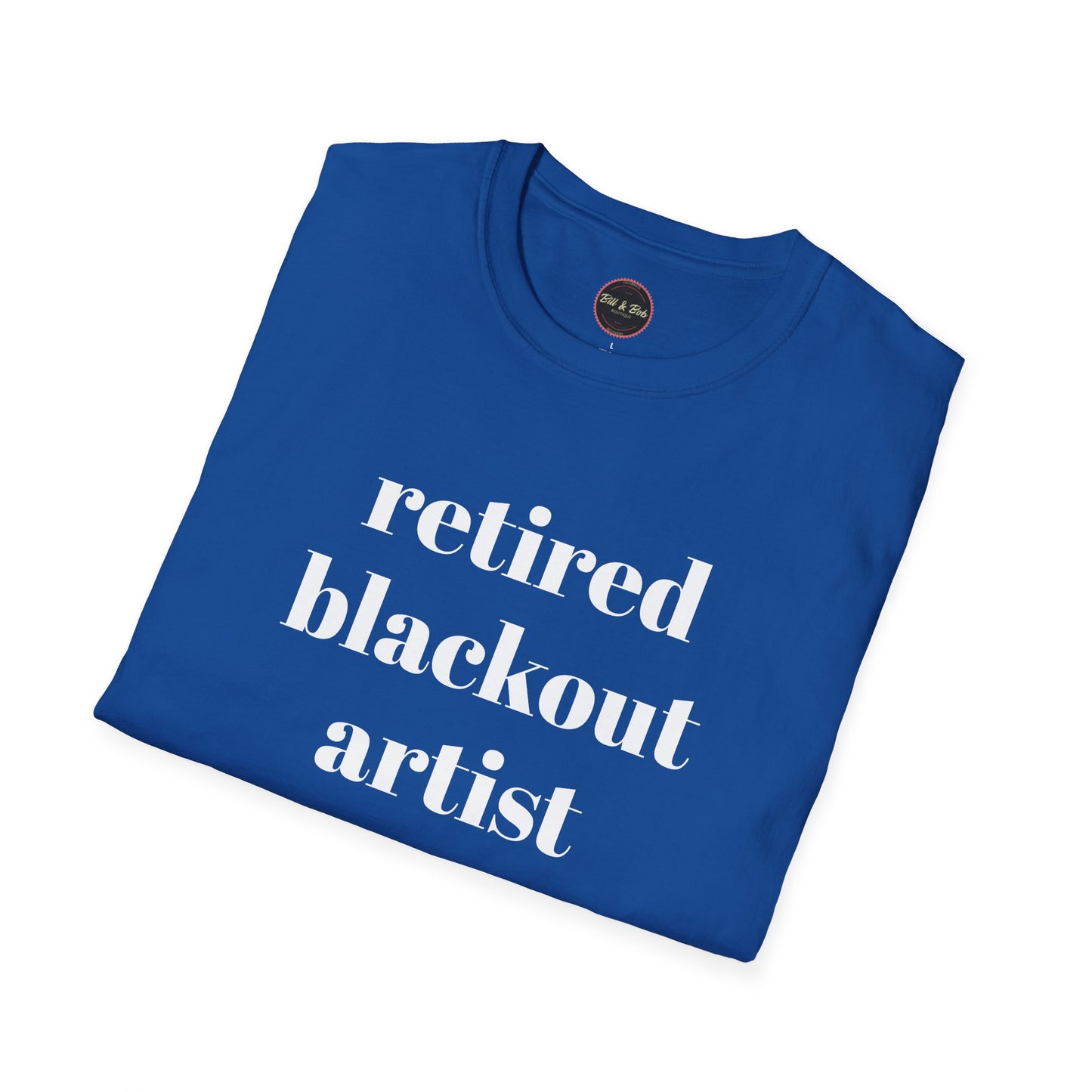 Retired Blackout Artist Unisex Softstyle T-Shirt