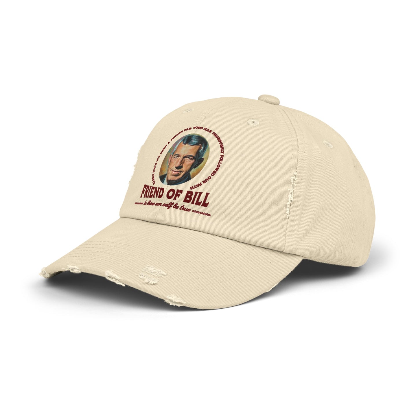 Friend of Bill Unisex Distressed Cap