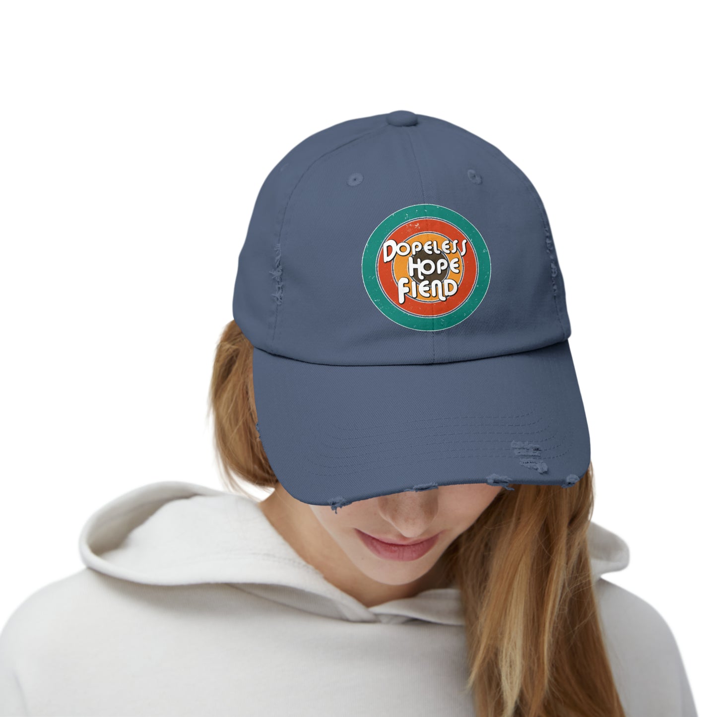 Dopeless Hope Fiend Unisex Distressed Cap