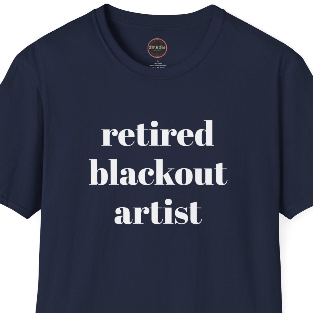 Retired Blackout Artist Unisex Softstyle T-Shirt