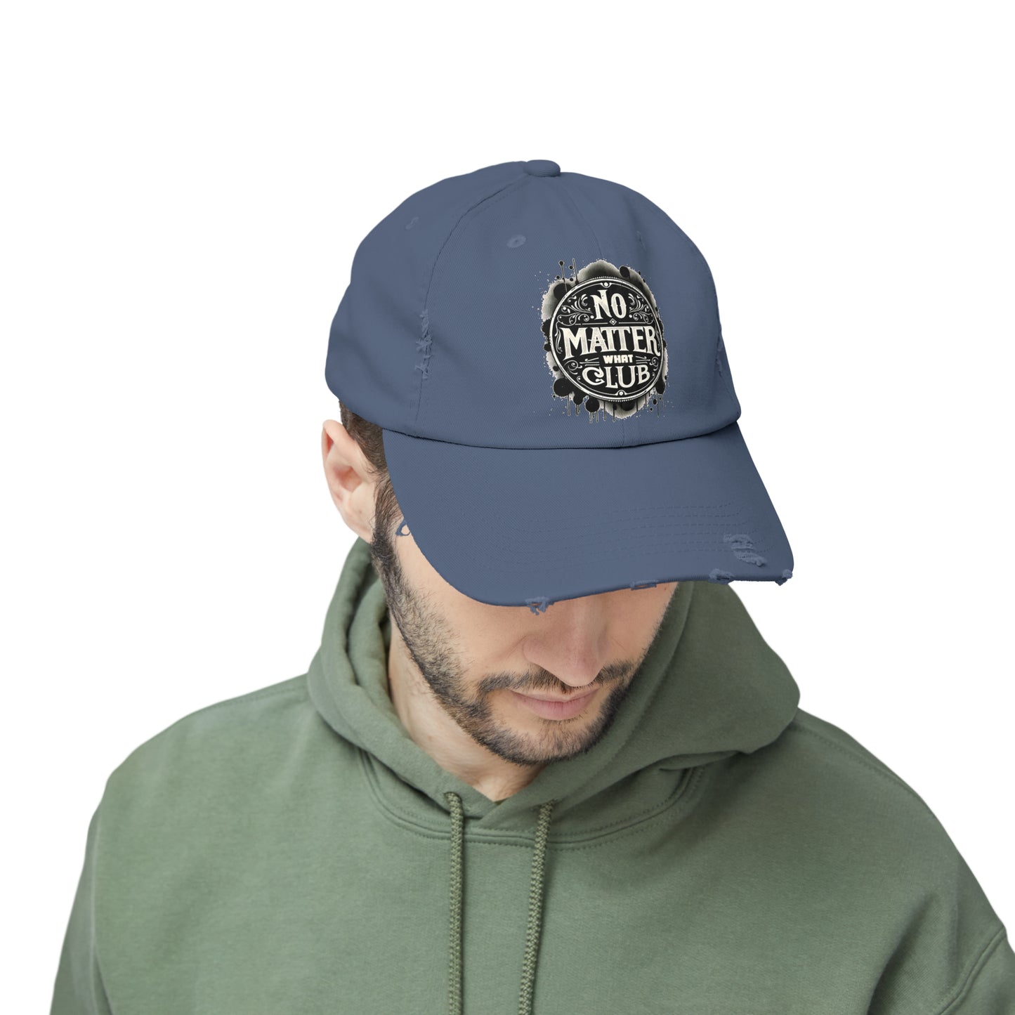 No Matter What Club Unisex Distressed Cap