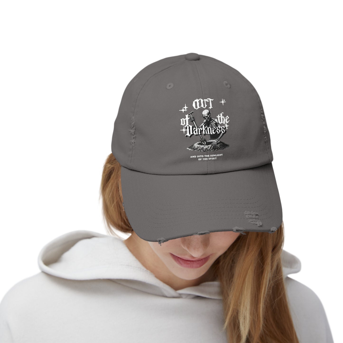 Out of the Darkness Unisex Distressed Cap