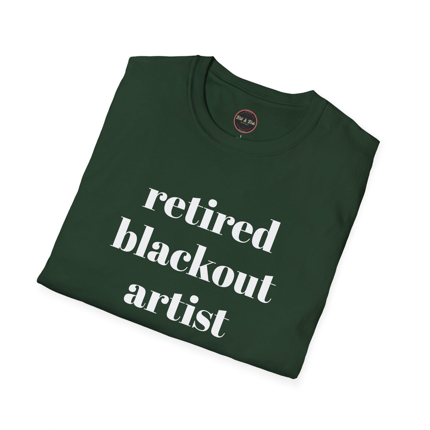 Retired Blackout Artist Unisex Softstyle T-Shirt