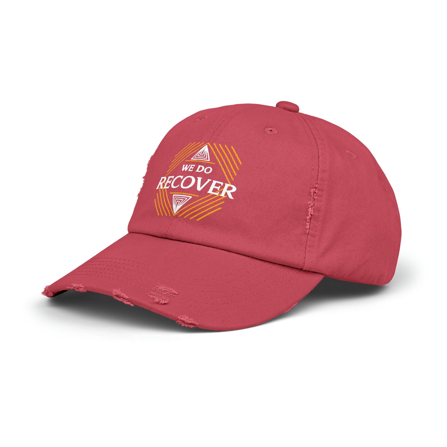 We Do Recover Unisex Distressed Cap
