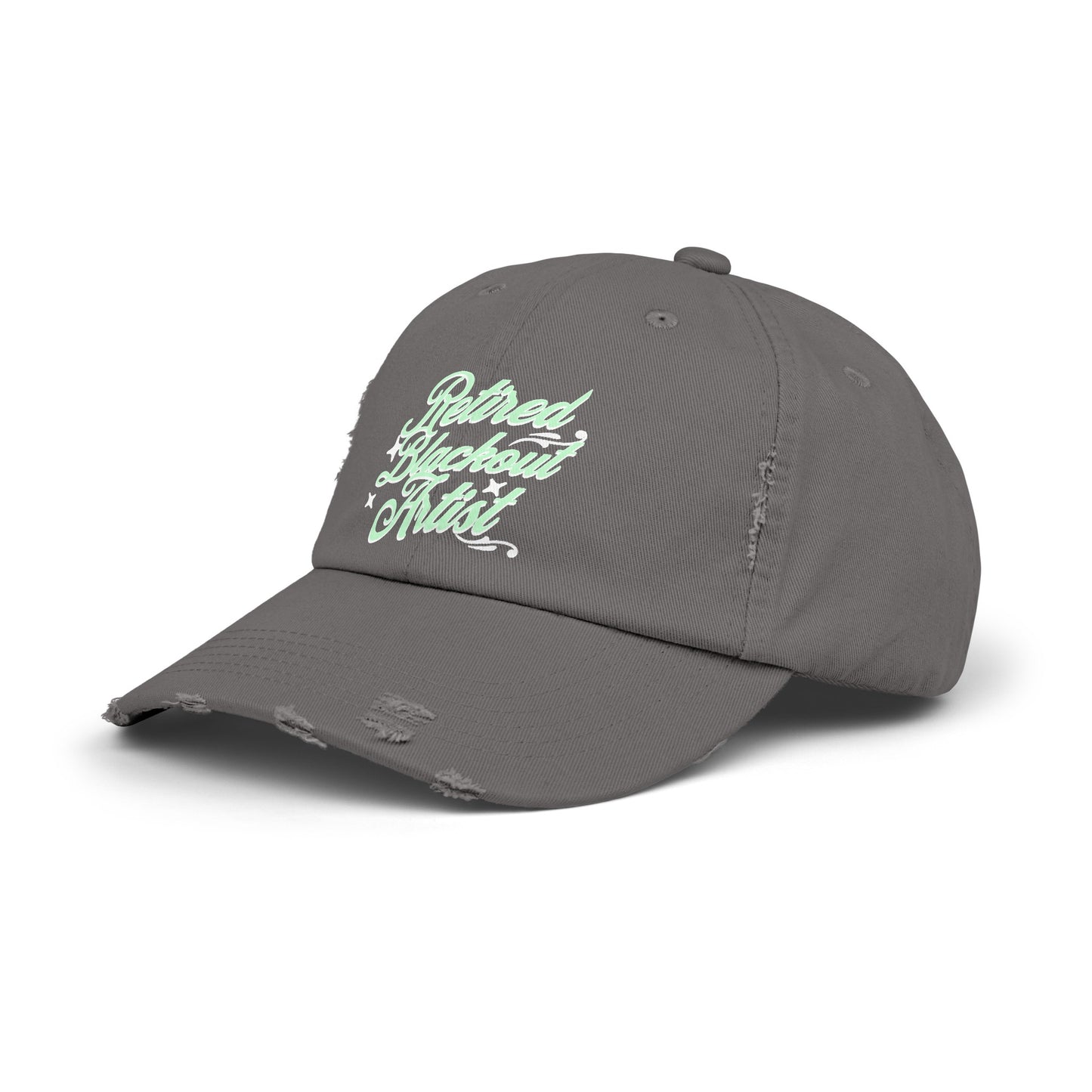 Retired Blackout Artist Unisex Distressed Cap