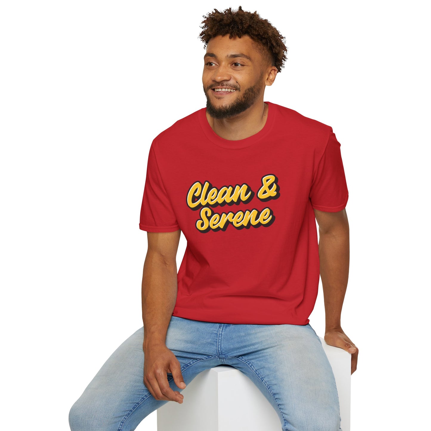 Clean and Serene Unisex Softstyle T-Shirt