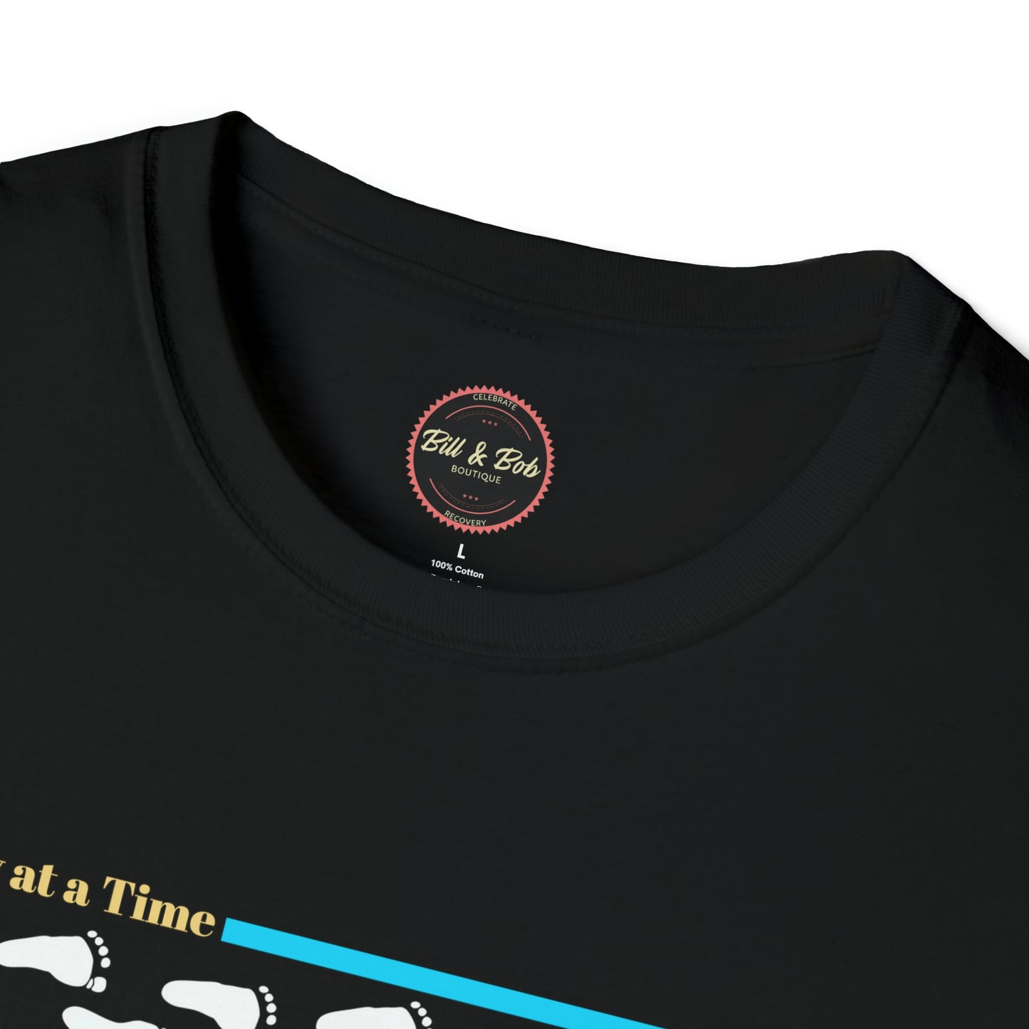 Footprints: 12 Steps Unisex Softstyle T-Shirt