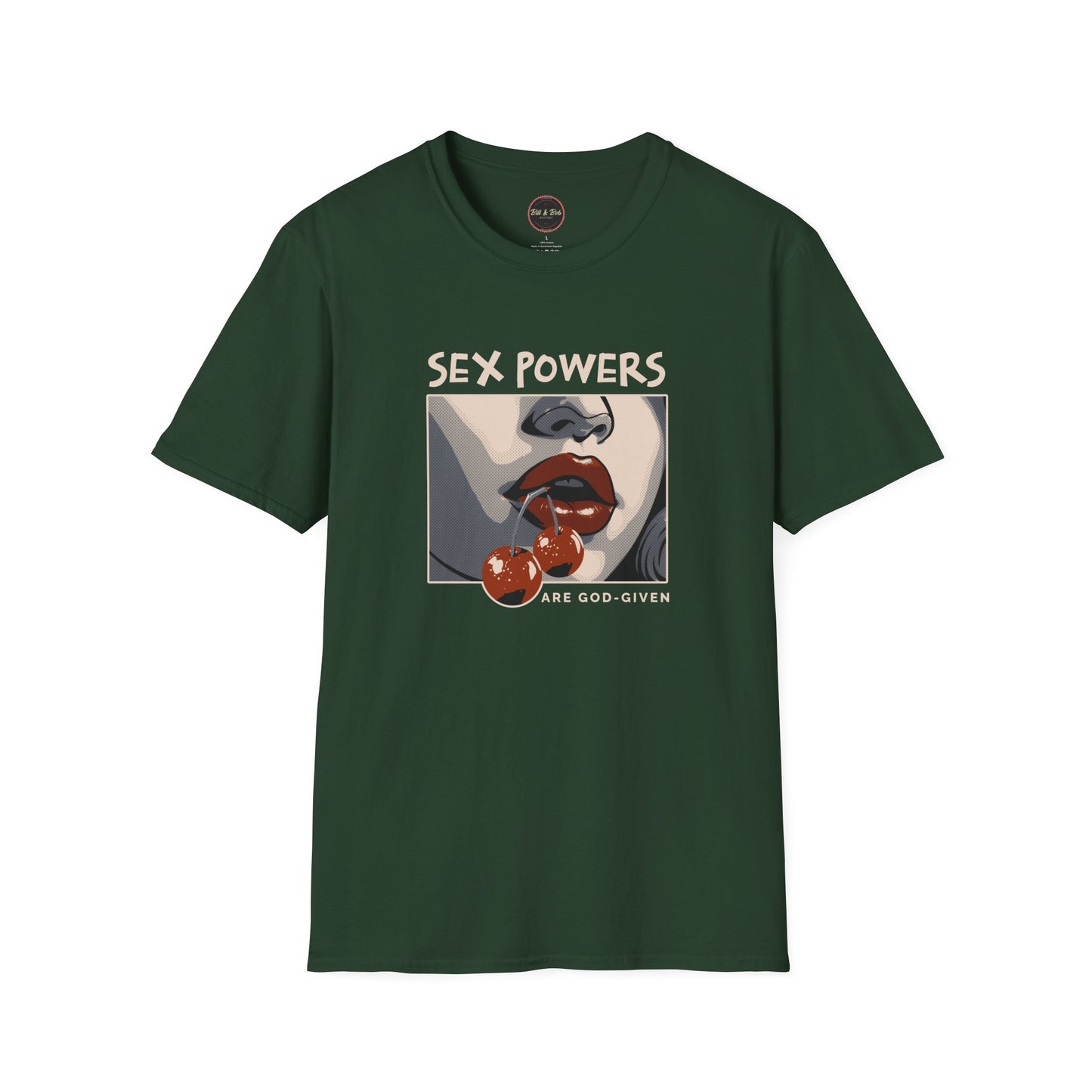Sex Powers are God-Given Unisex Softstyle T-Shirt