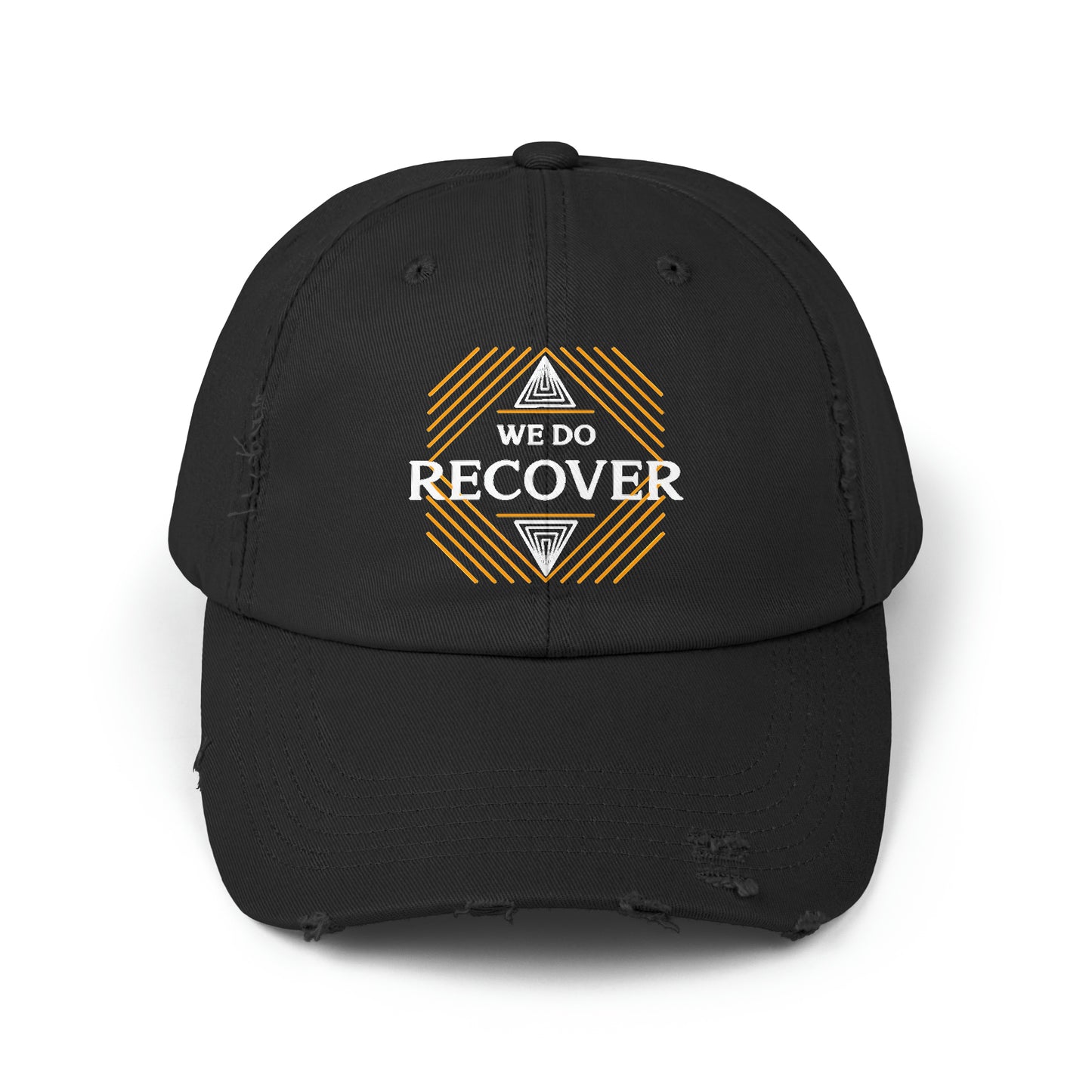 We Do Recover Unisex Distressed Cap