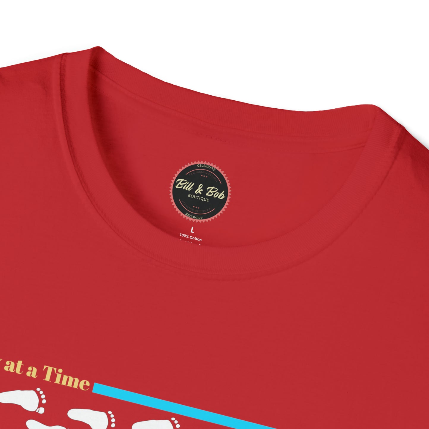 Footprints: 12 Steps Unisex Softstyle T-Shirt