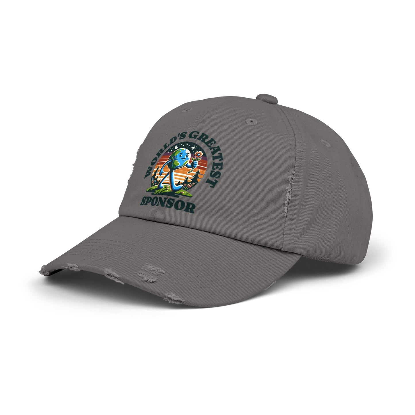 World's Greatest Sponsor Unisex Distressed Cap