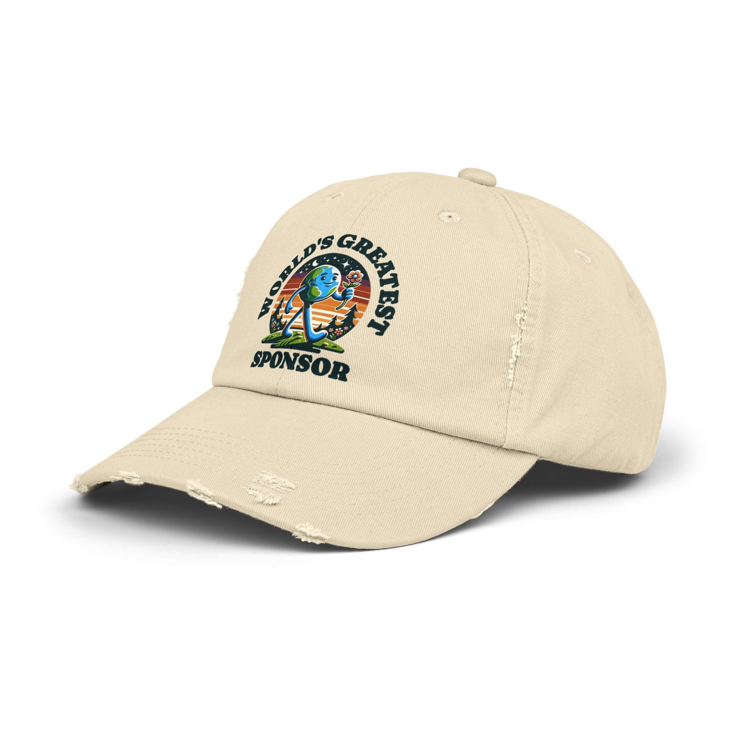 World's Greatest Sponsor Unisex Distressed Cap