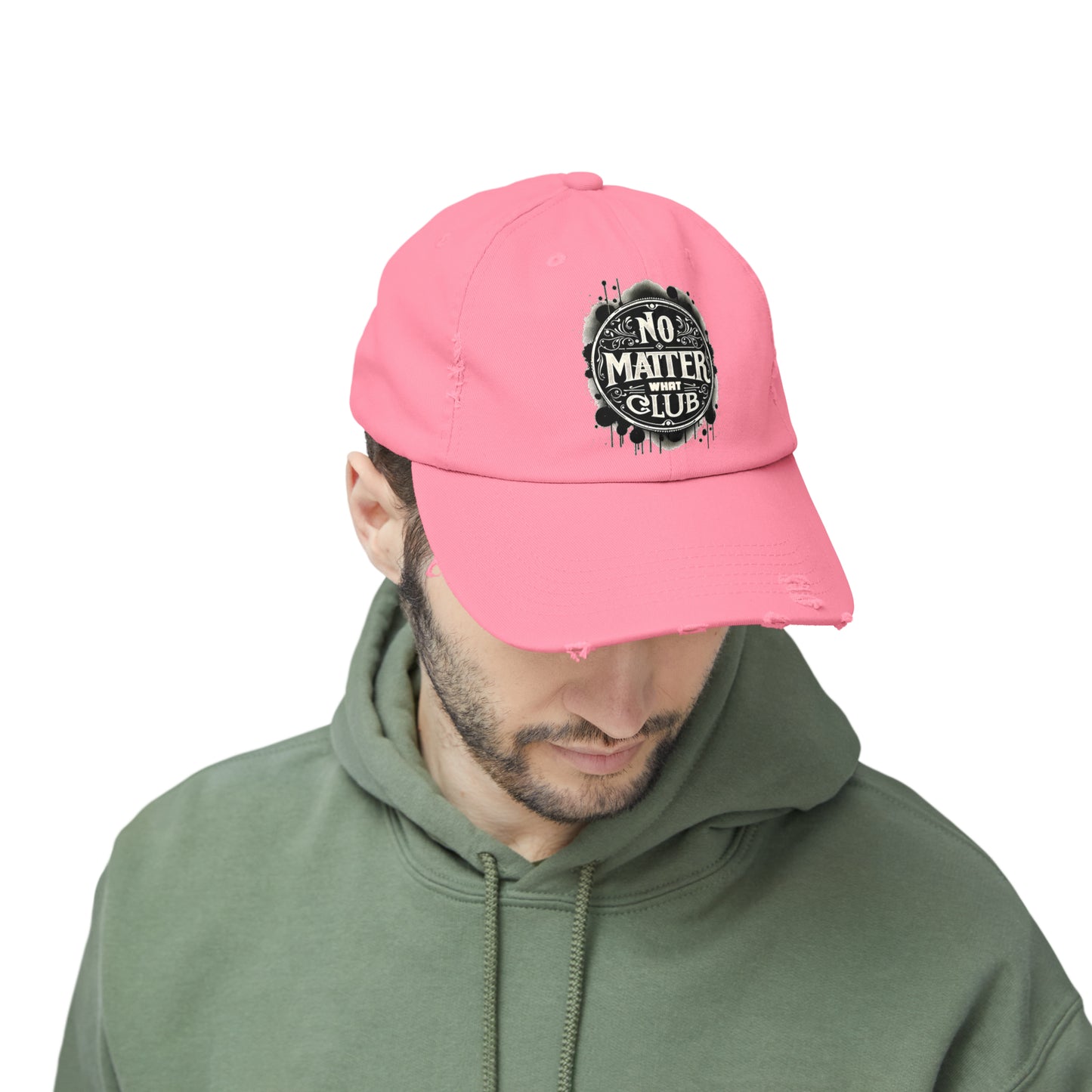 No Matter What Club Unisex Distressed Cap