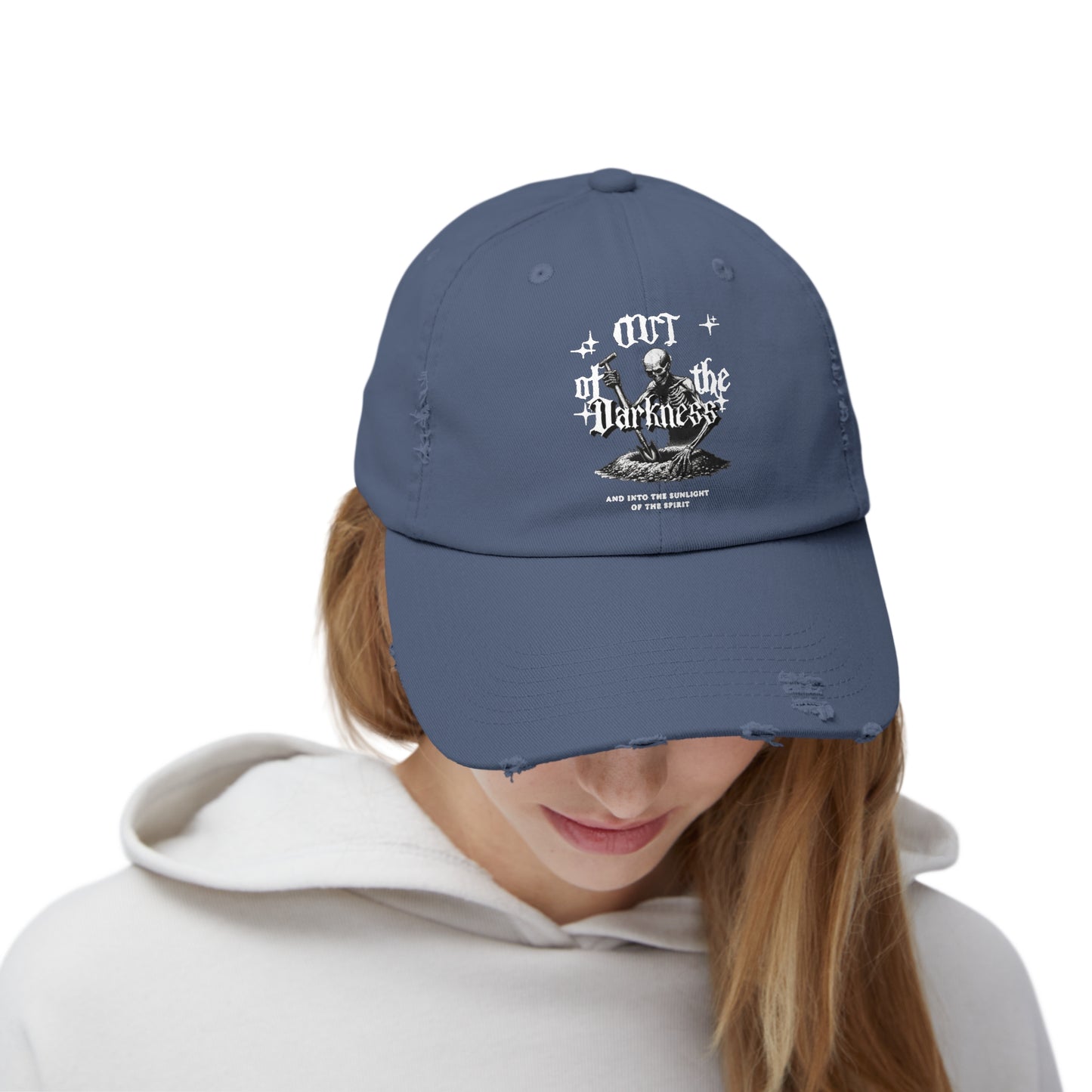 Out of the Darkness Unisex Distressed Cap