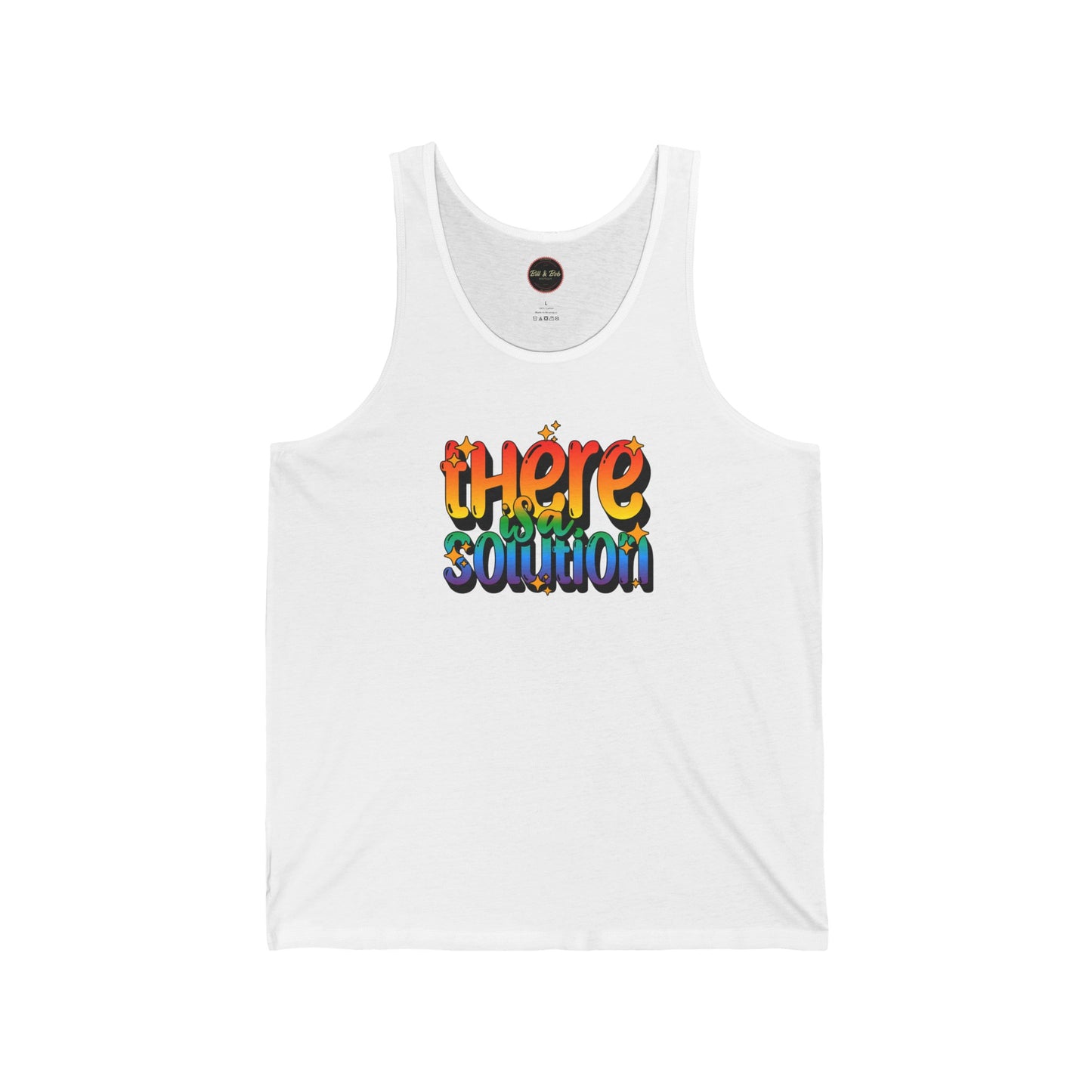 There is a Solution Unisex Jersey Tank