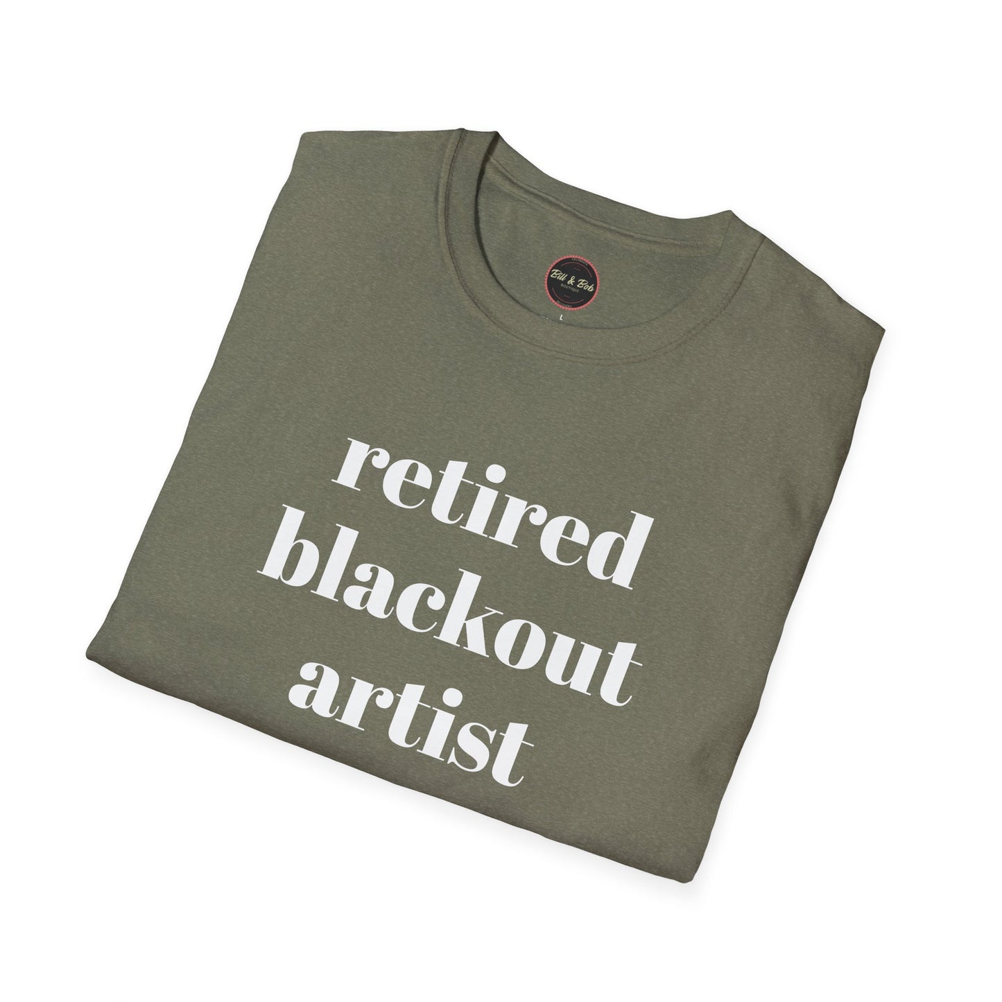 Retired Blackout Artist Unisex Softstyle T-Shirt