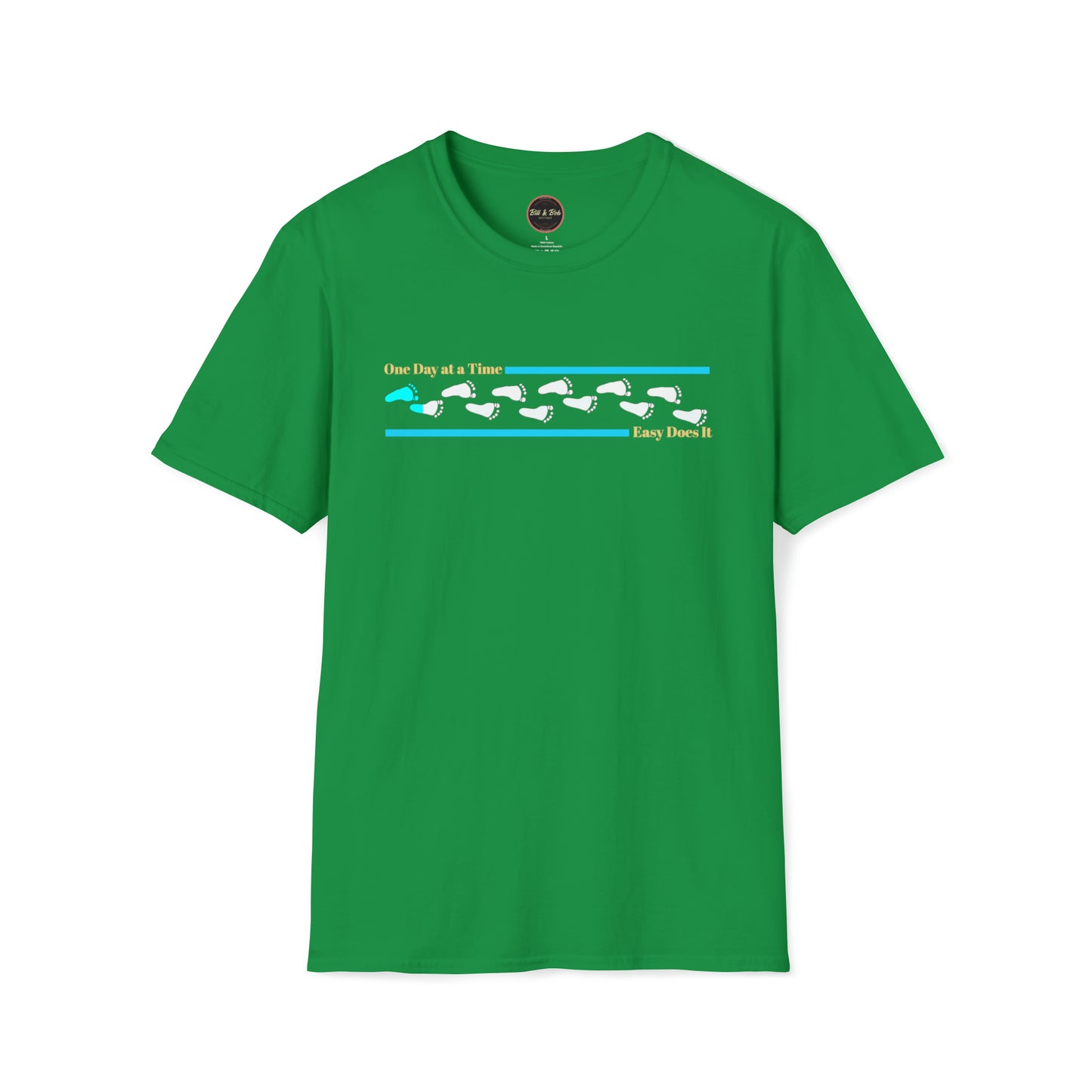 Footprints: 12 Steps Unisex Softstyle T-Shirt