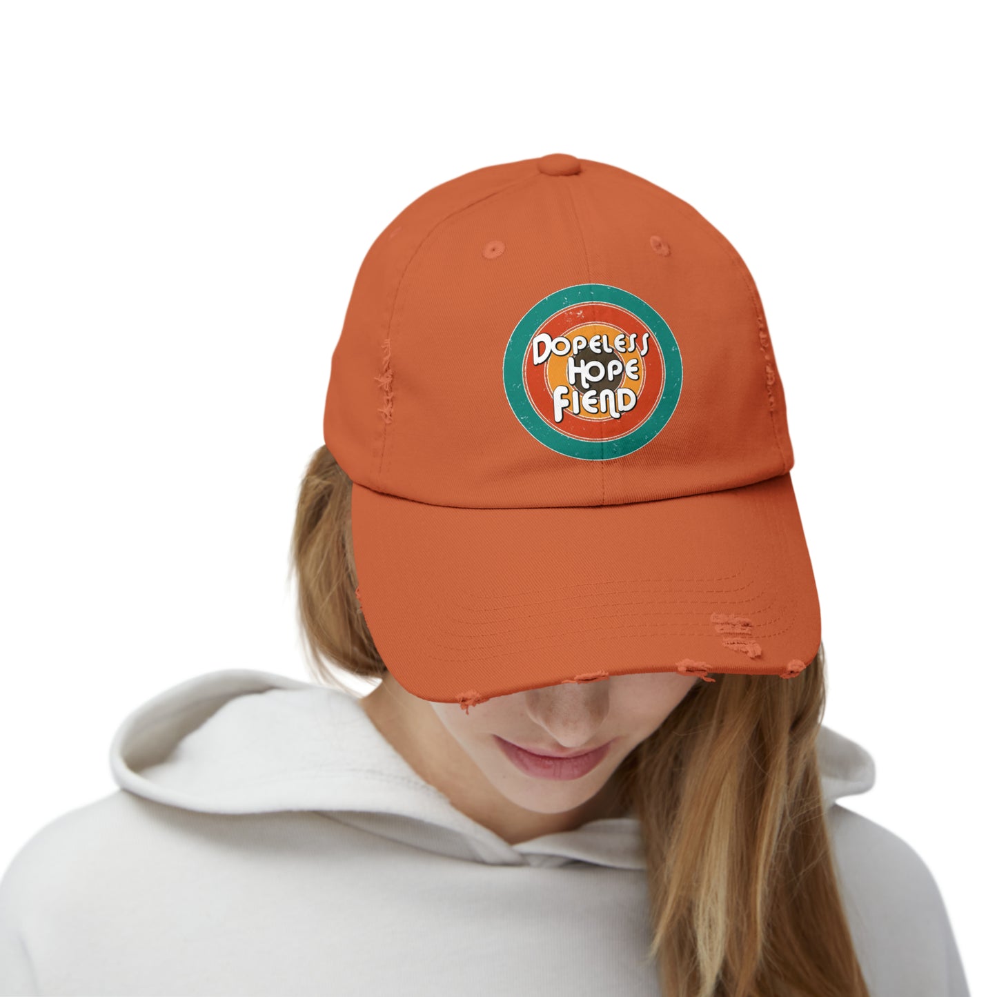 Dopeless Hope Fiend Unisex Distressed Cap