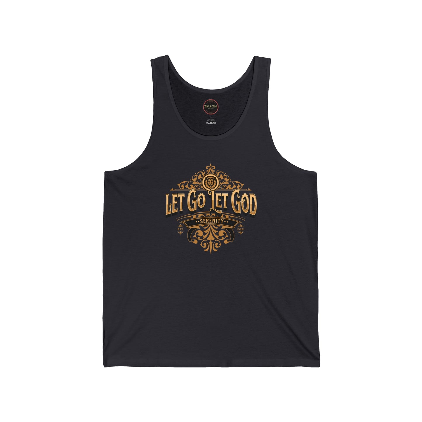 Let Go Let God Unisex Jersey Tank