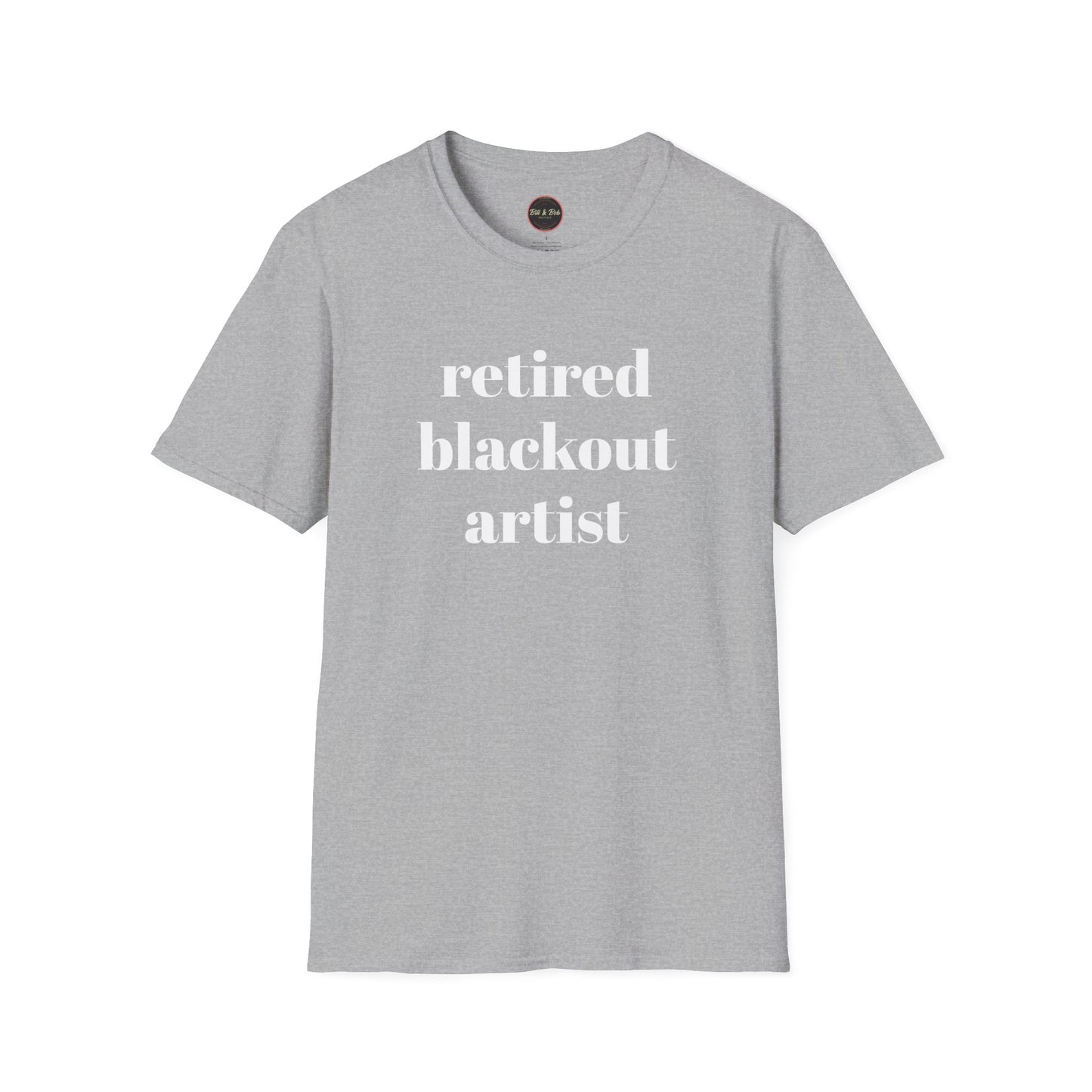 Retired Blackout Artist Unisex Softstyle T-Shirt