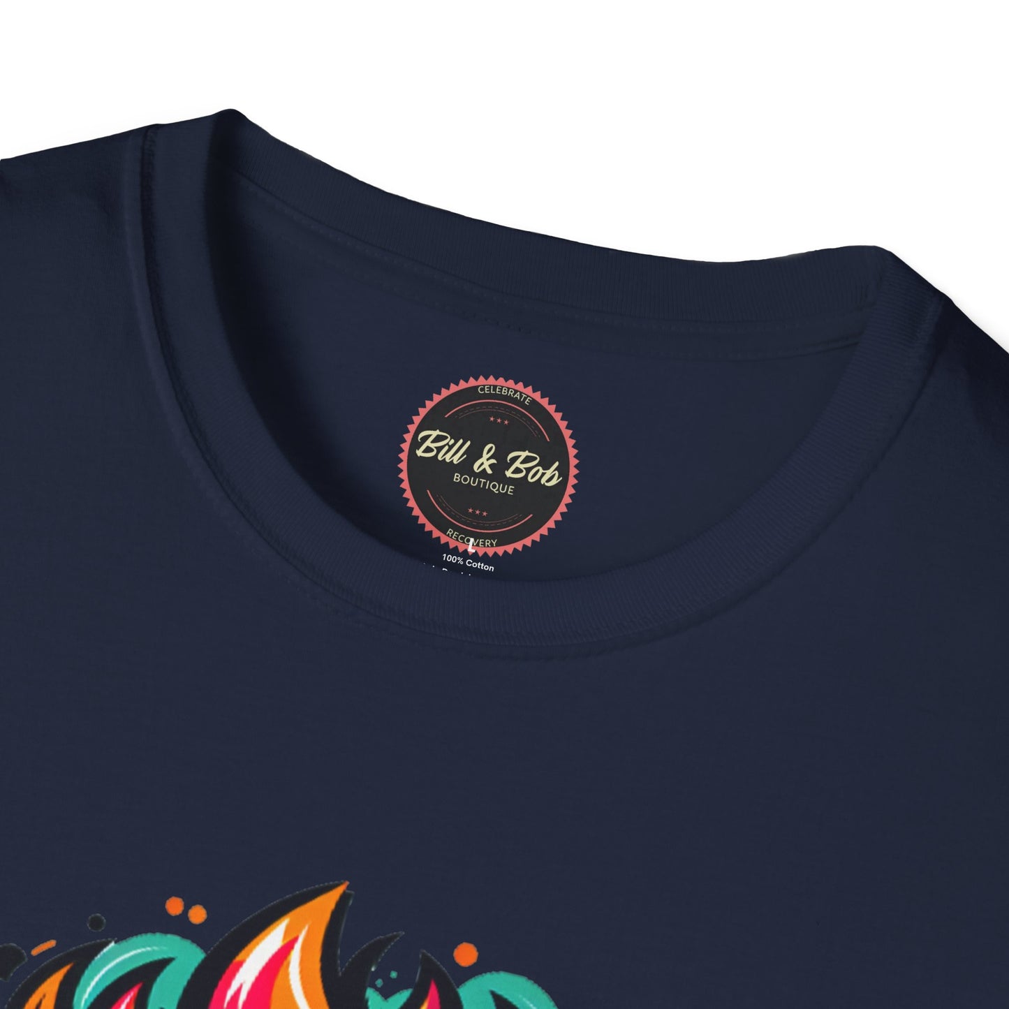Sober Flames Unisex Softstyle T-Shirt
