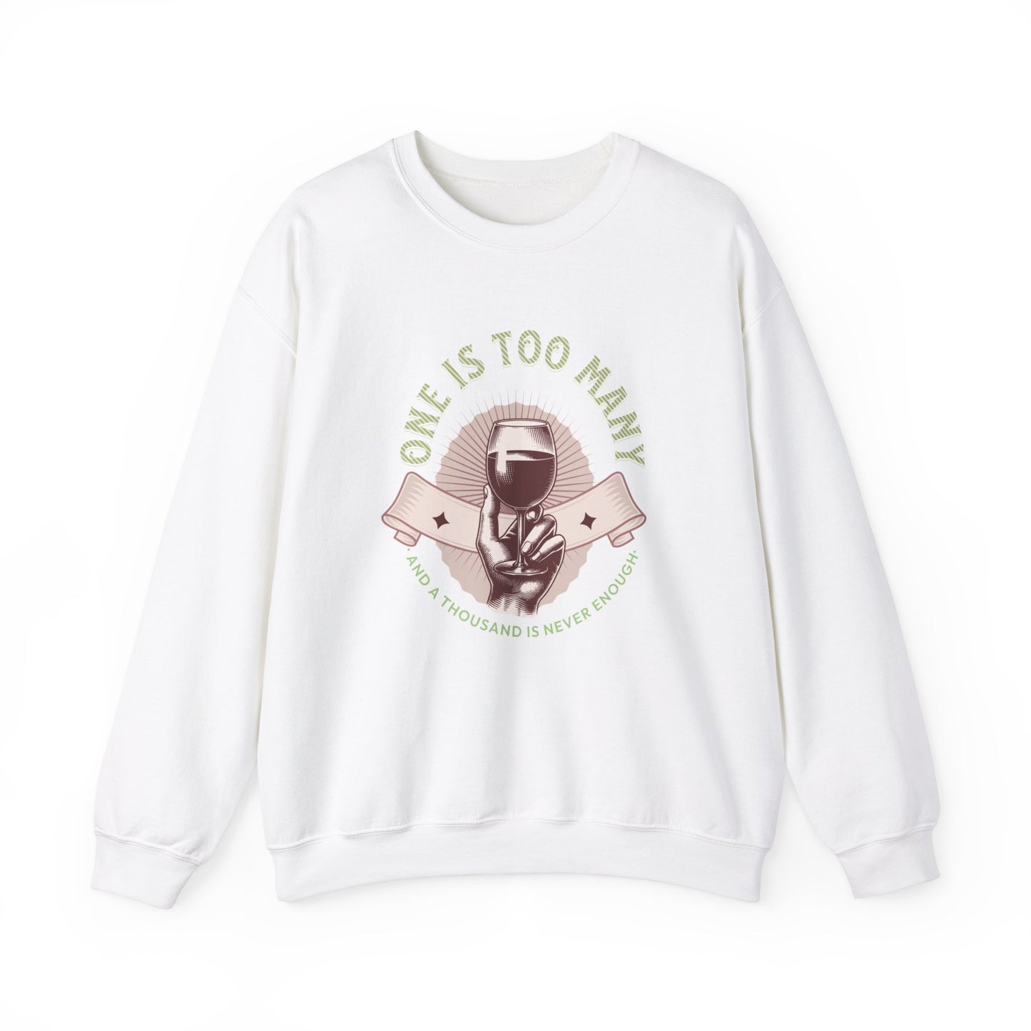 One is Too Many Unisex Heavy Blend™ Crewneck Sweatshirt