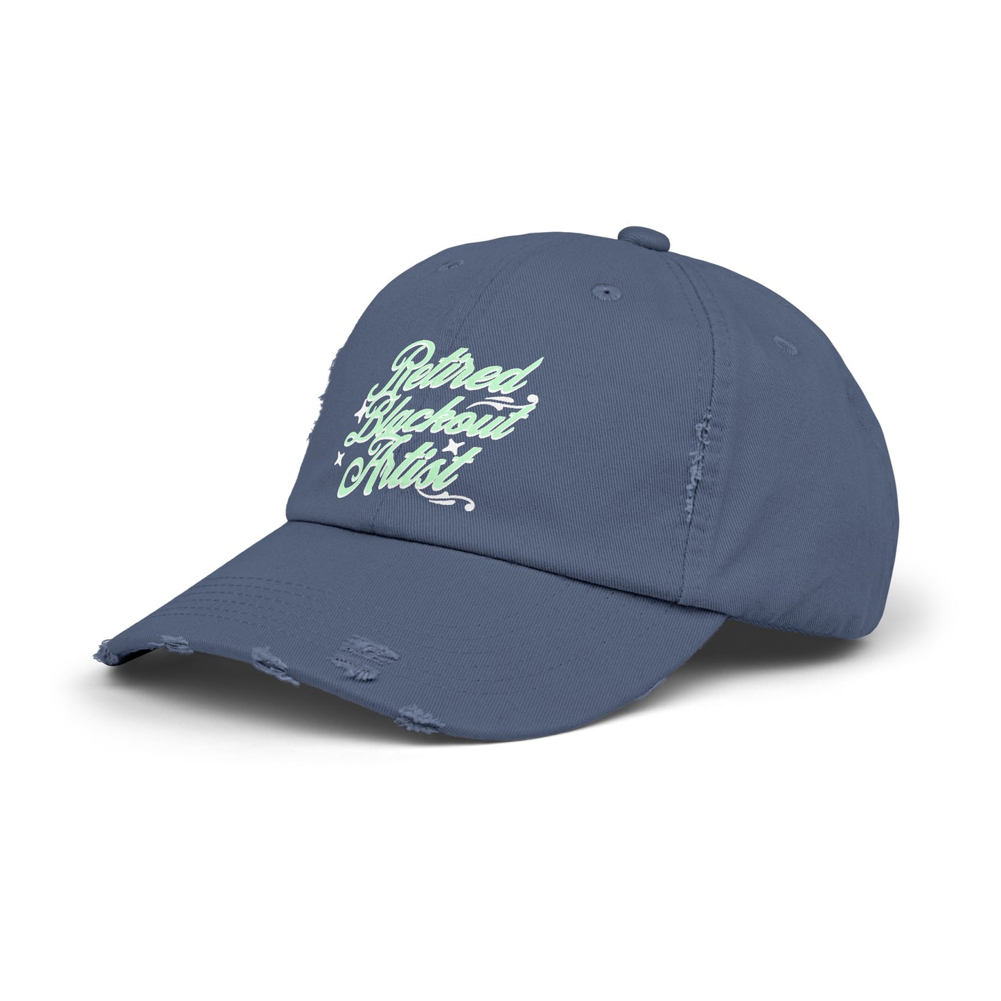 Retired Blackout Artist Unisex Distressed Cap