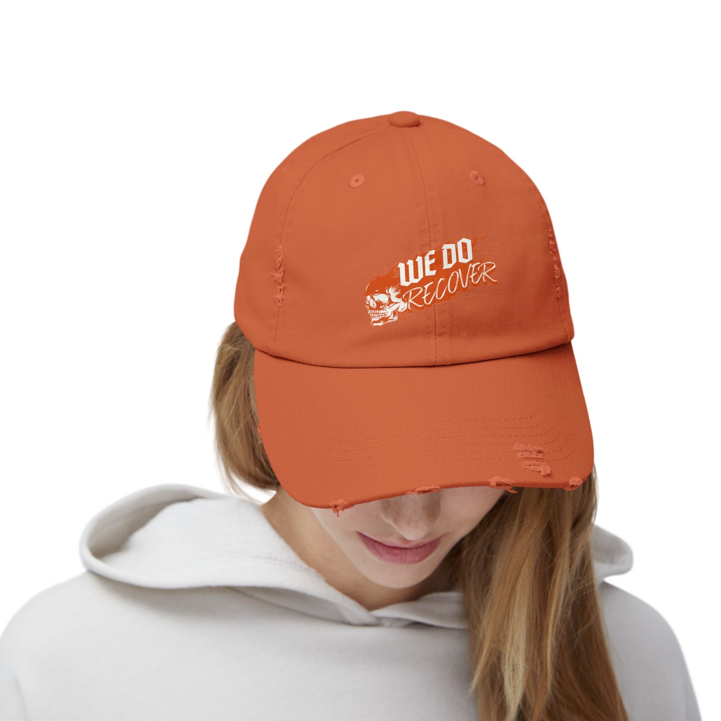 We Do Recover Unisex Distressed Cap