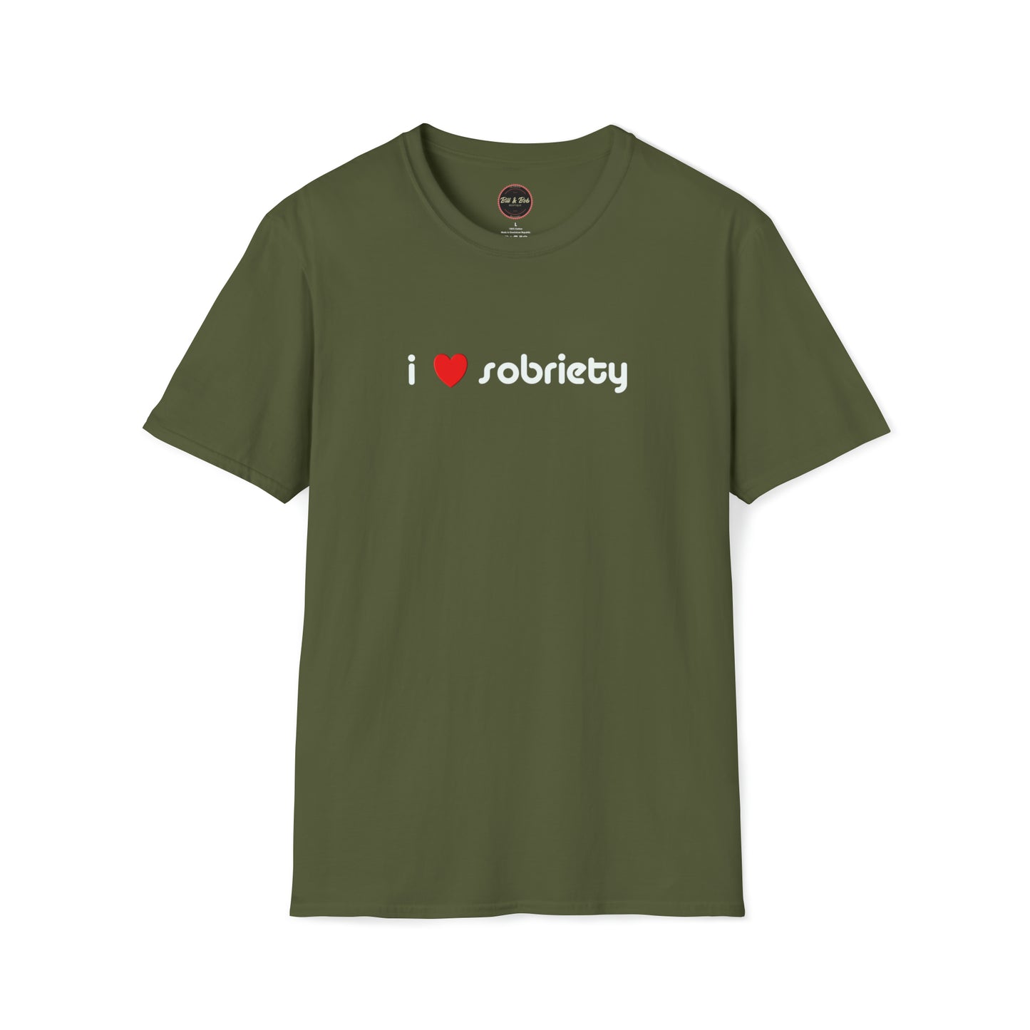 I Heart Sobriety Unisex Softstyle T-Shirt