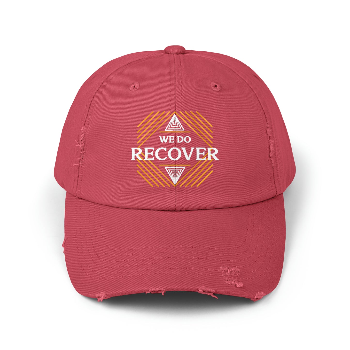 We Do Recover Unisex Distressed Cap