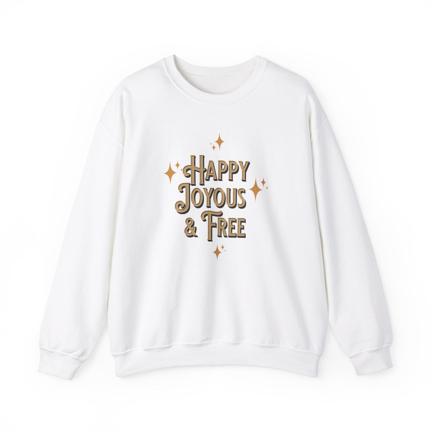 Happy Joyous & Free Unisex Heavy Blend™ Crewneck Sweatshirt