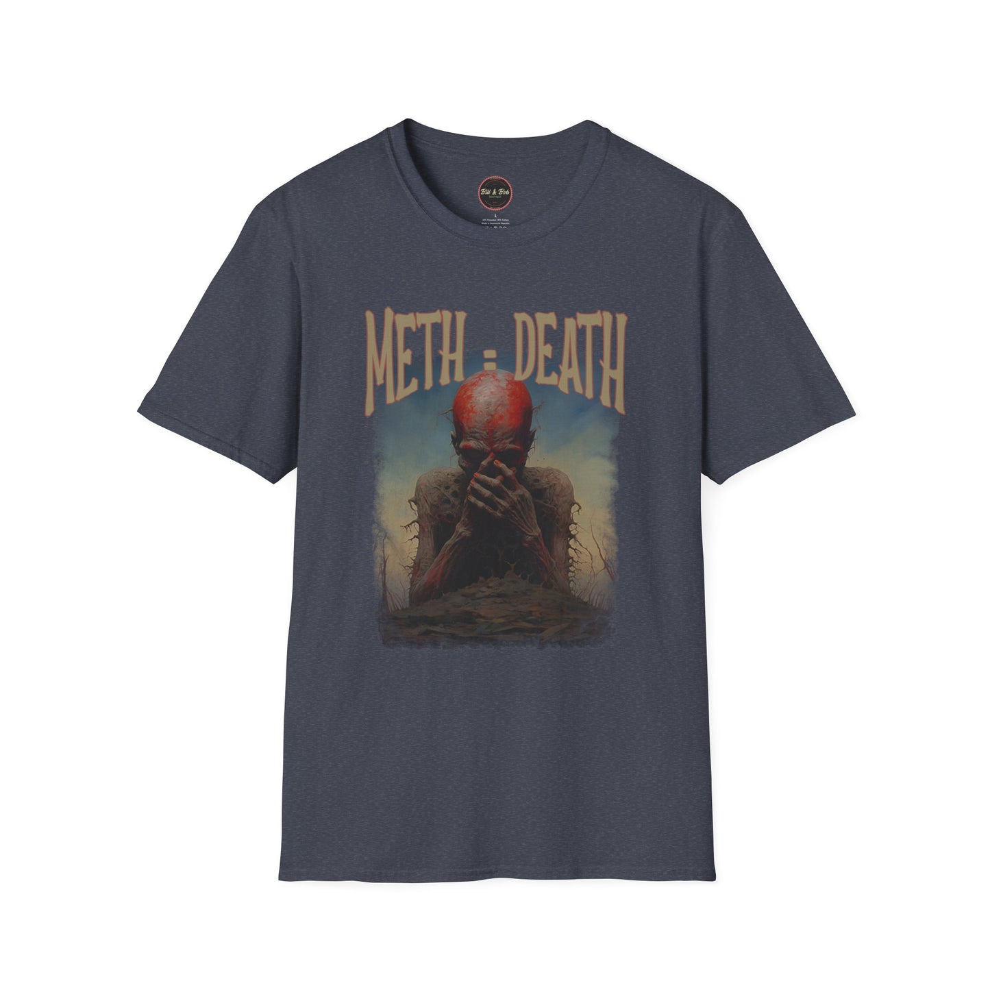 Meth = Death Unisex Softstyle T-Shirt
