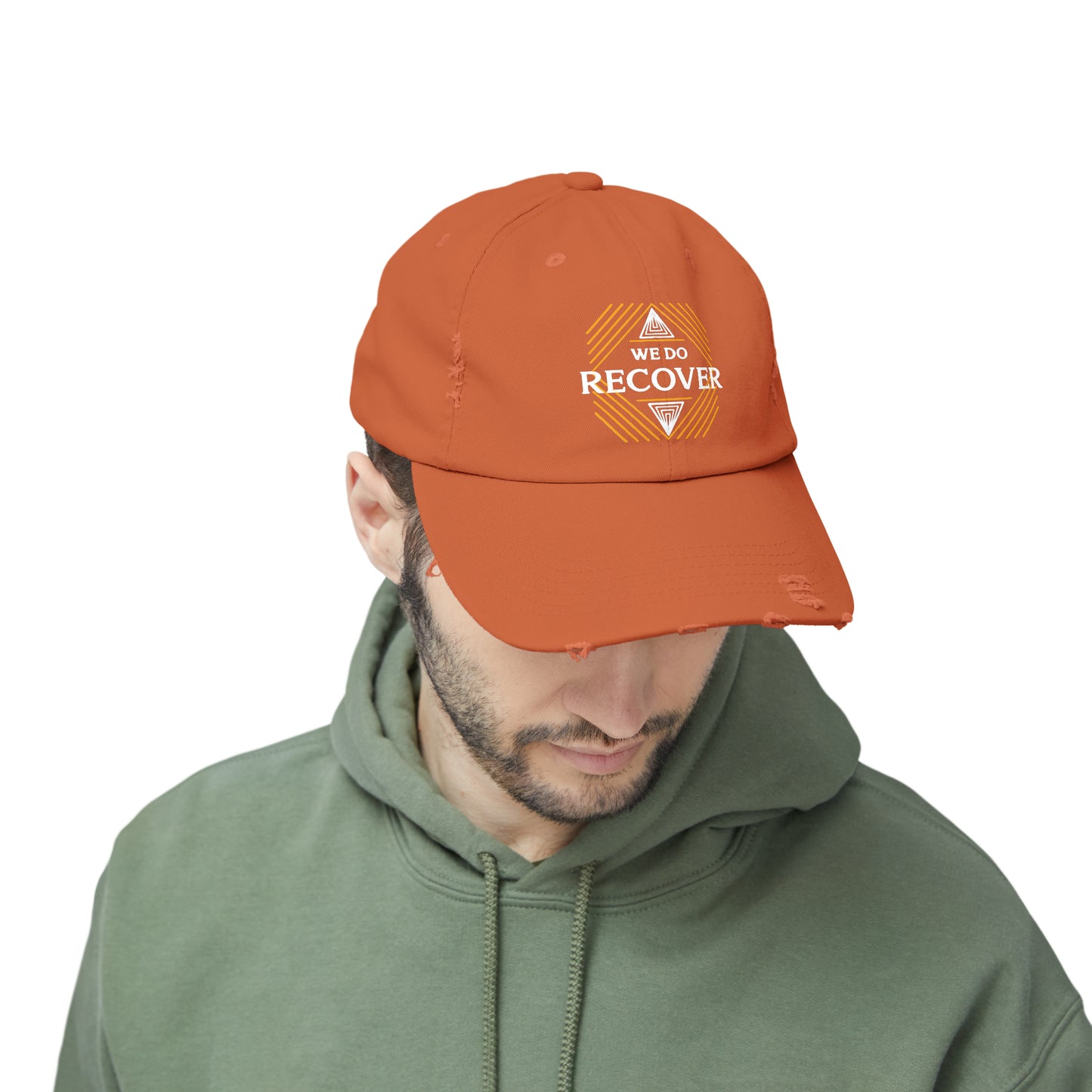 We Do Recover Unisex Distressed Cap