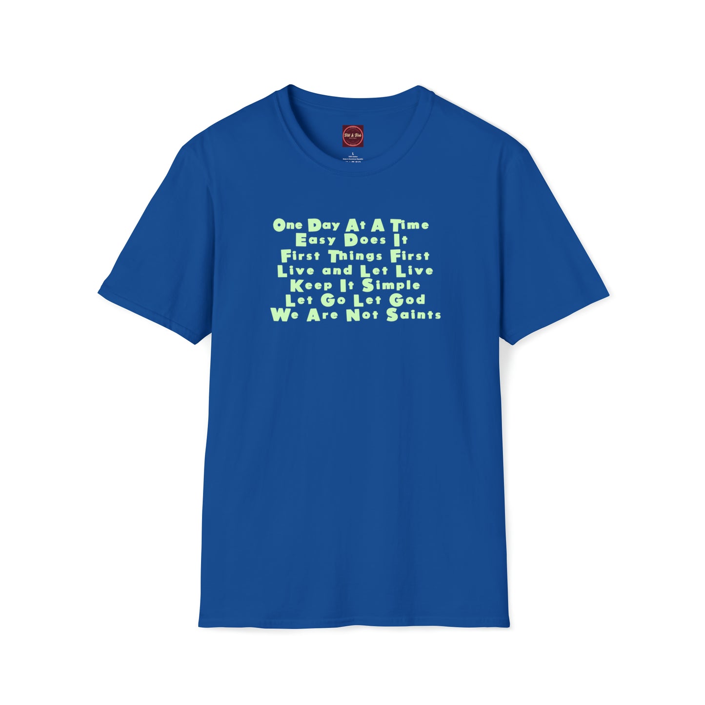 12-Step Slogans Unisex Softstyle T-Shirt