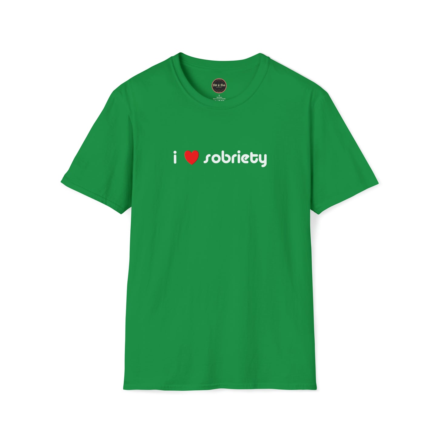I Heart Sobriety Unisex Softstyle T-Shirt