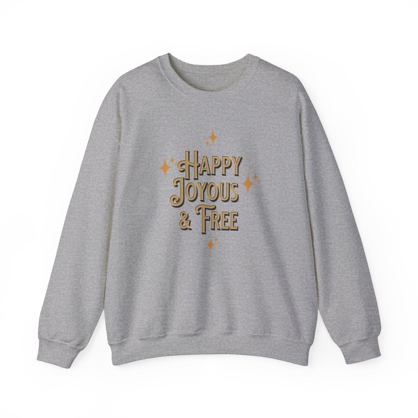 Happy Joyous & Free Unisex Heavy Blend™ Crewneck Sweatshirt