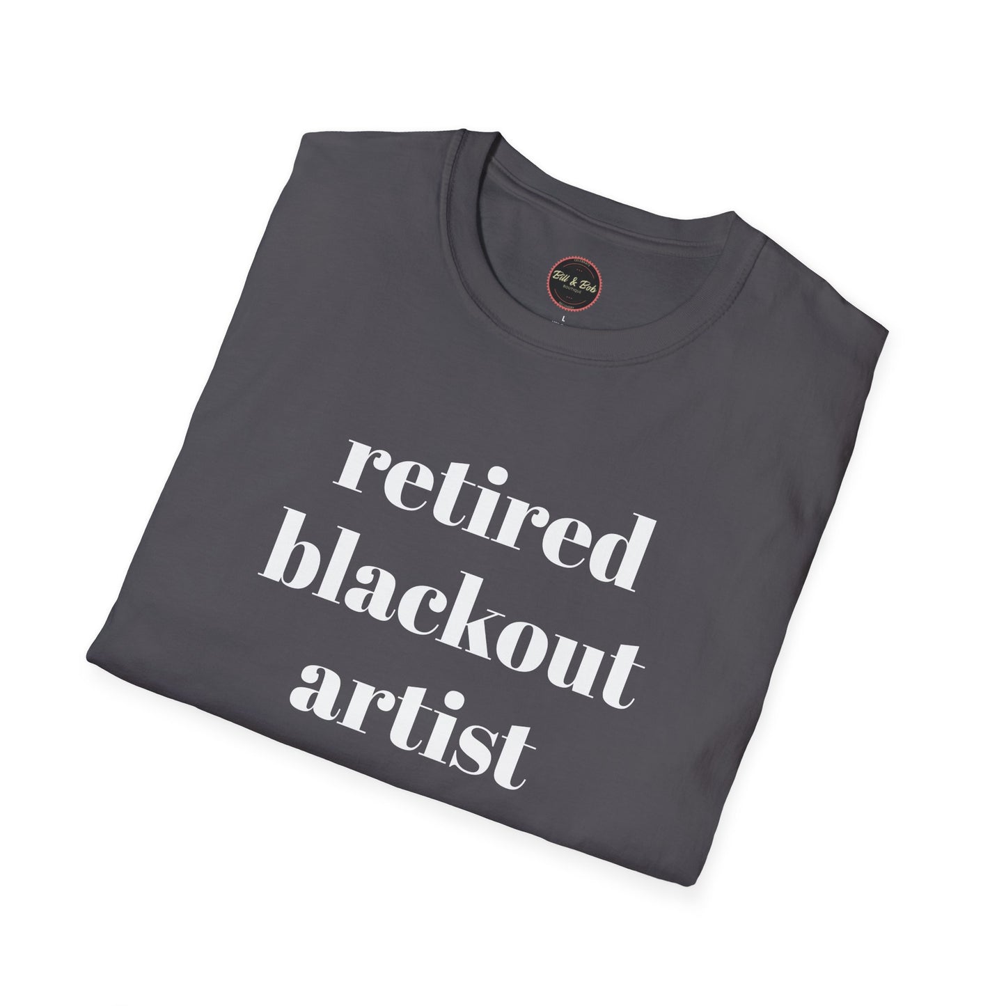 Retired Blackout Artist Unisex Softstyle T-Shirt