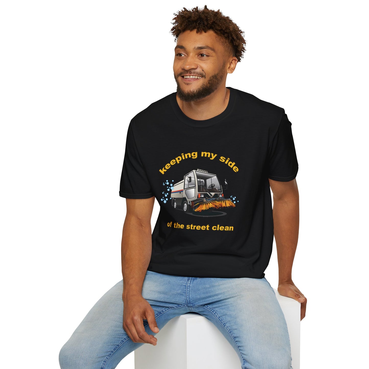 Street Cleaner Unisex Softstyle T-Shirt