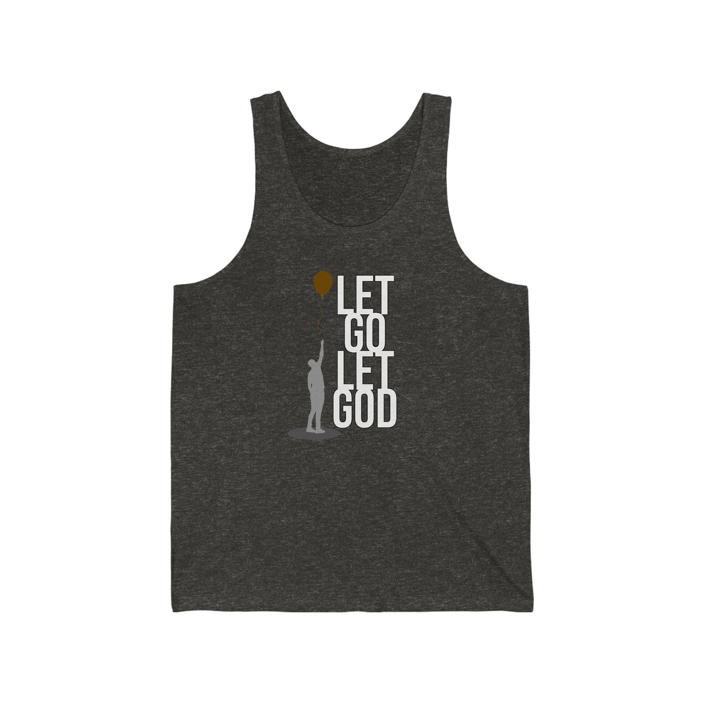 Let Go Let God Unisex Jersey Tank