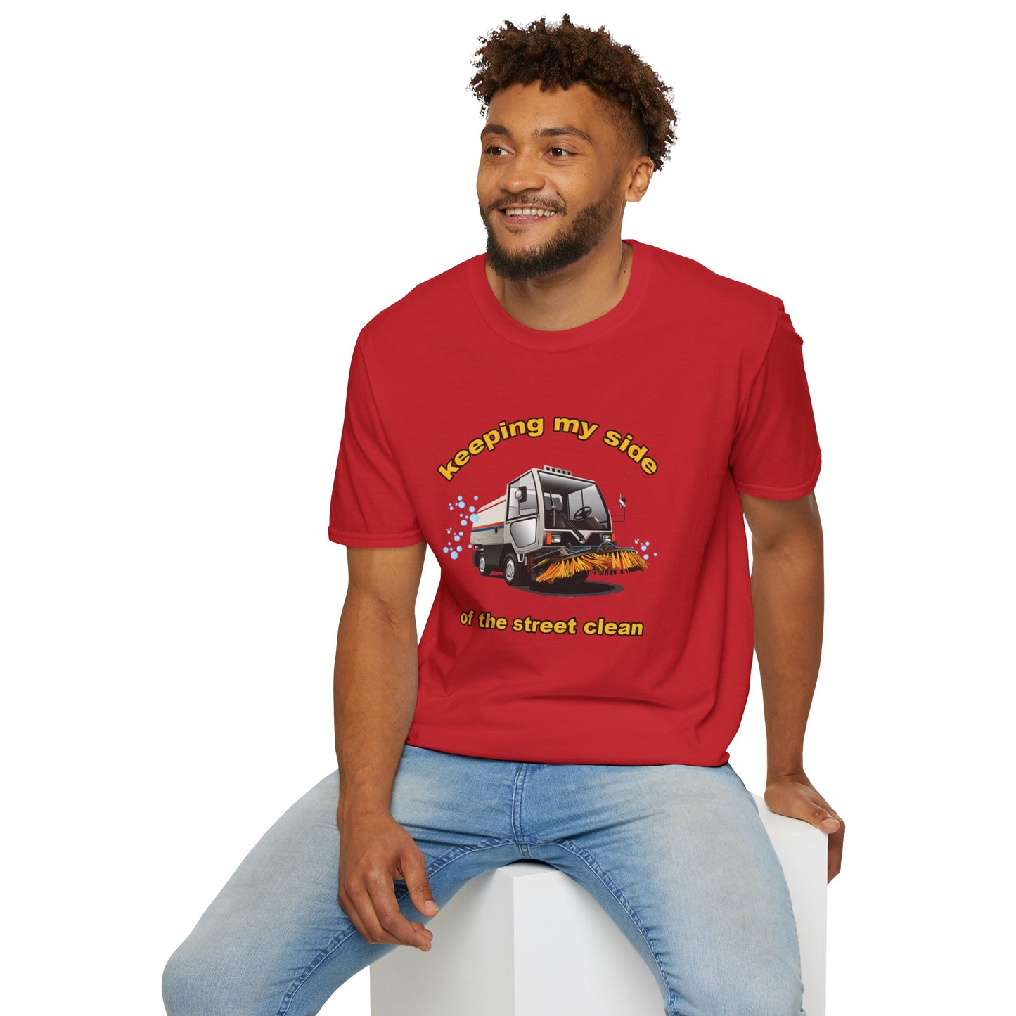 Street Cleaner Unisex Softstyle T-Shirt