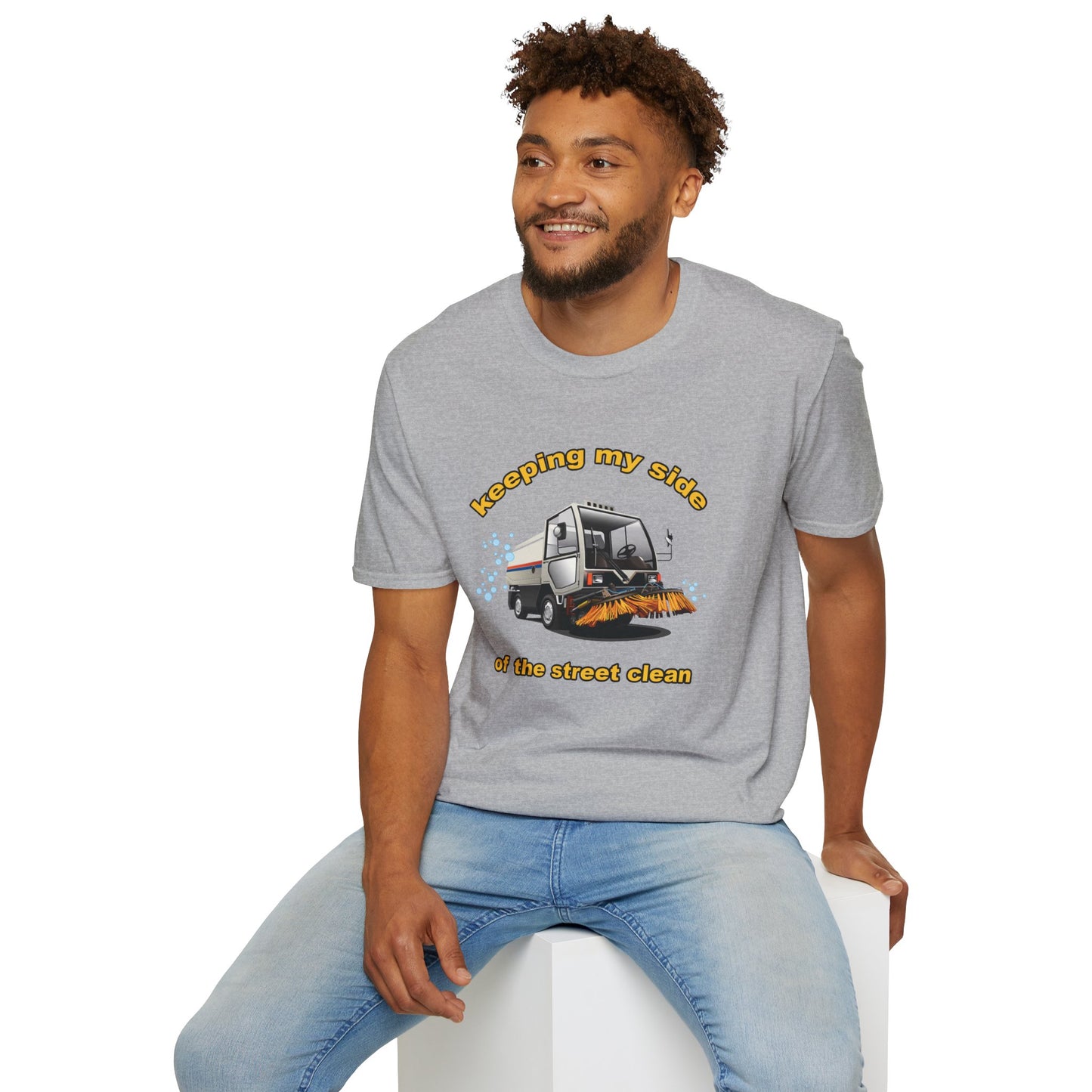 Street Cleaner Unisex Softstyle T-Shirt