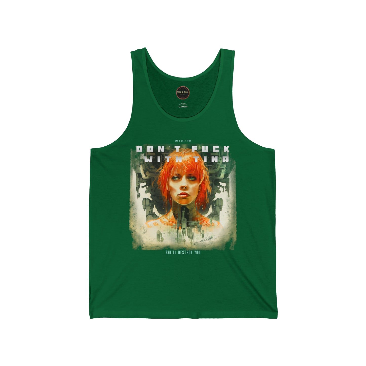 Don't F@ck with Tina Unisex Jersey Tank