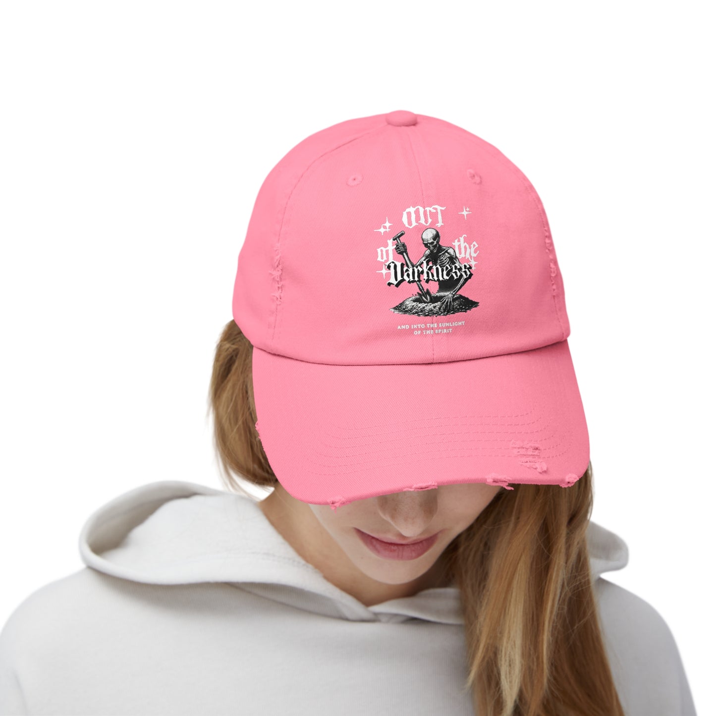 Out of the Darkness Unisex Distressed Cap
