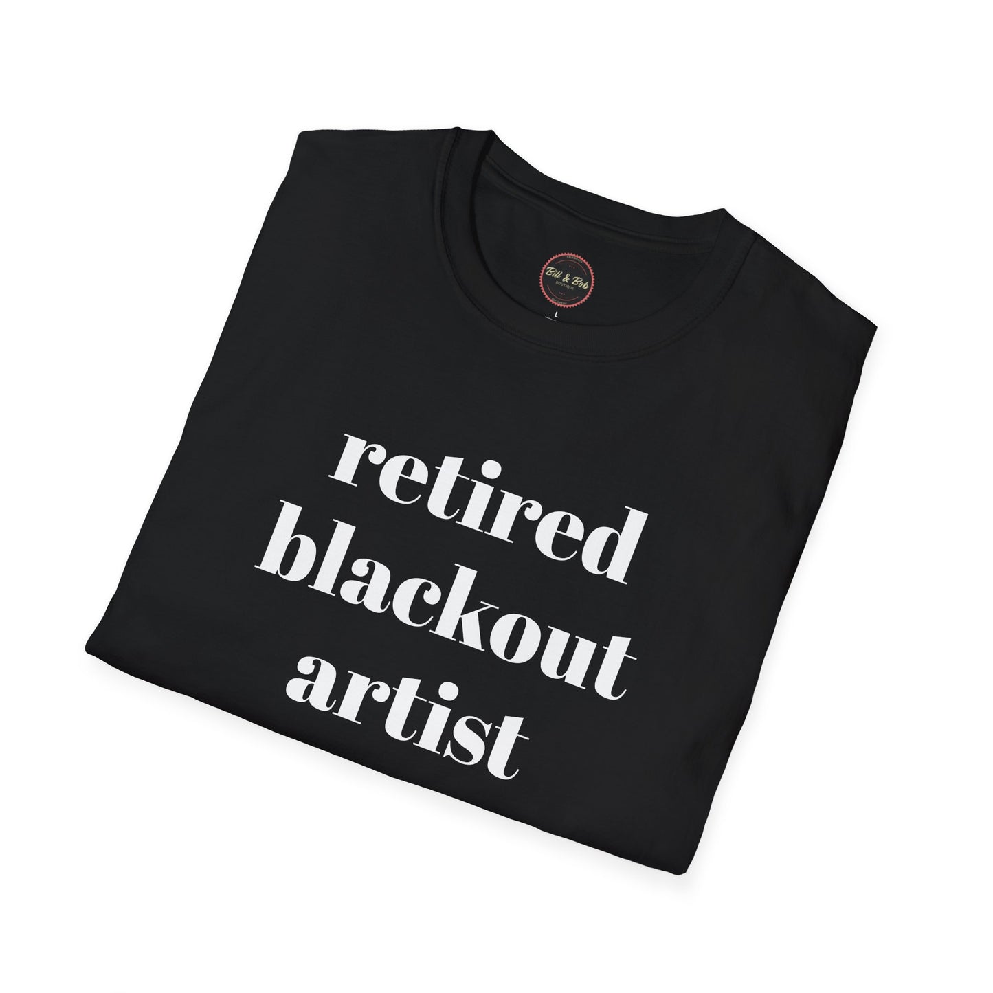 Retired Blackout Artist Unisex Softstyle T-Shirt