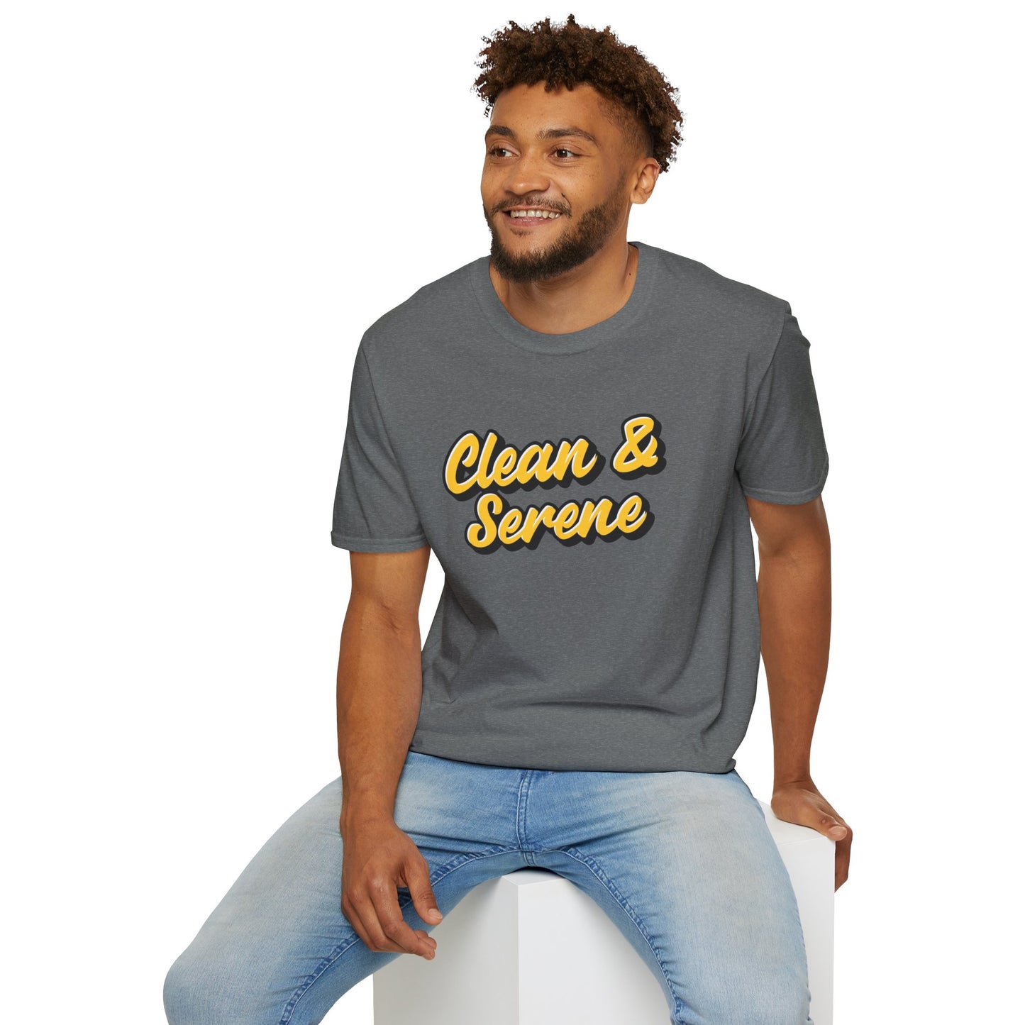Clean and Serene Unisex Softstyle T-Shirt